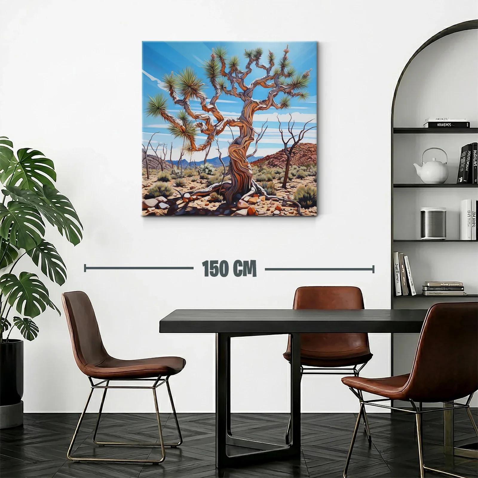 Árbol desértico con ramas retorcidas bajo cielo azul — miniatura 2