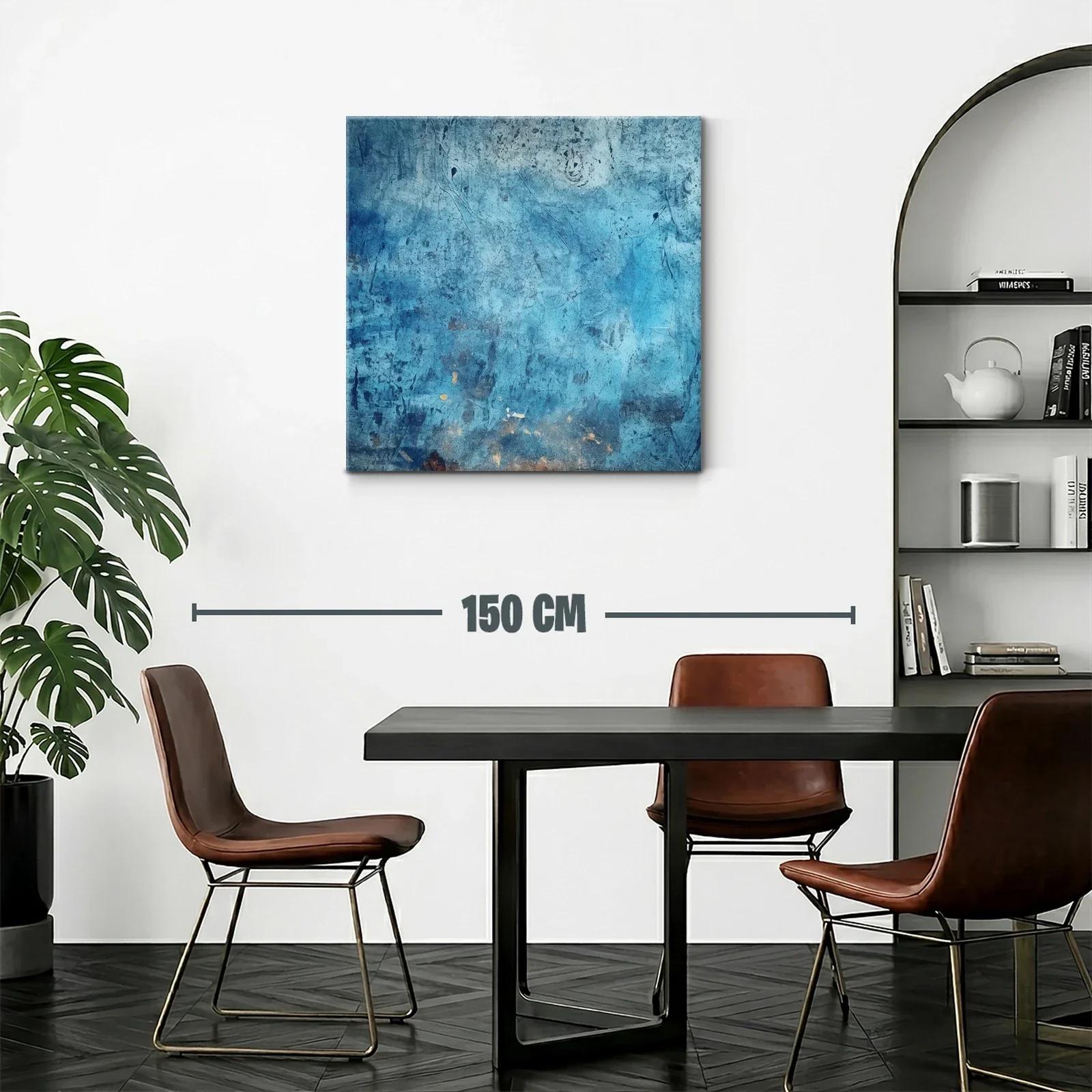 Inspiración abstracta en tonos azules y grises — miniatura 2