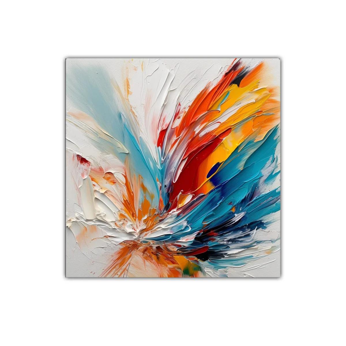 Estallido de colores vibrantes en composición abstracta dinámica — imagen principal