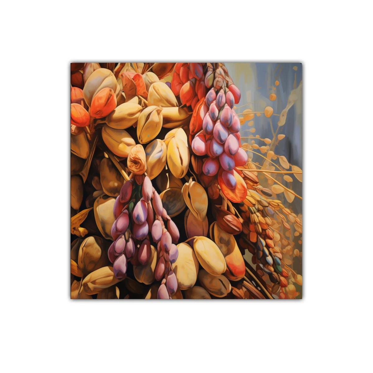 Composición abstracta de formas naturales en tonos cálidos — imagen principal