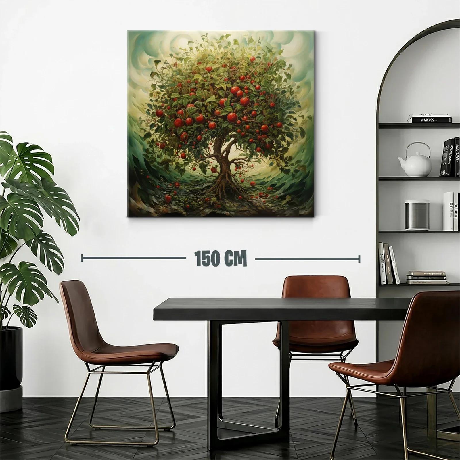 Árbol frutal en pleno esplendor con tonos vivos y naturales — miniatura 2
