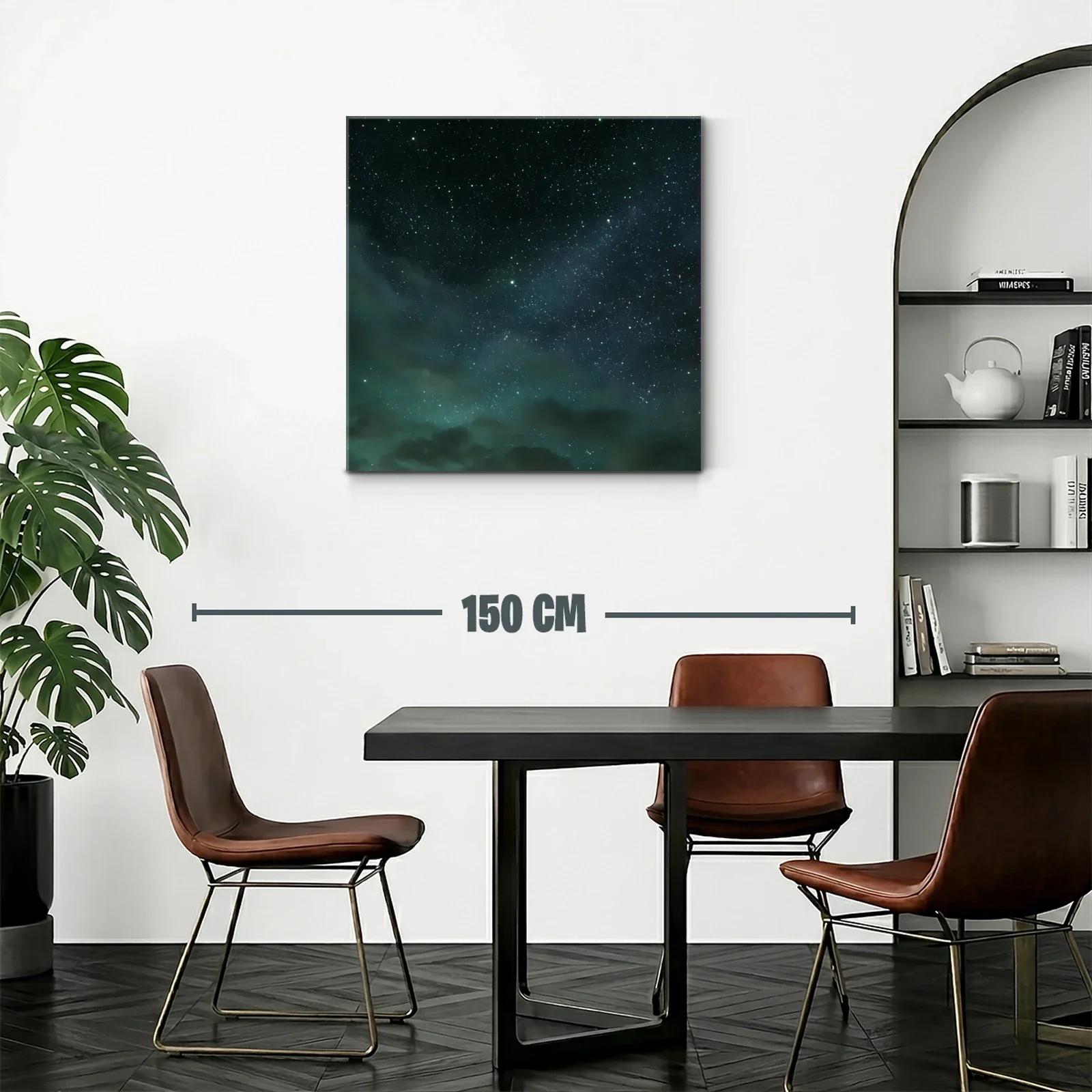 Cielo estrellado con nebulosas y nubes suaves — miniatura 2