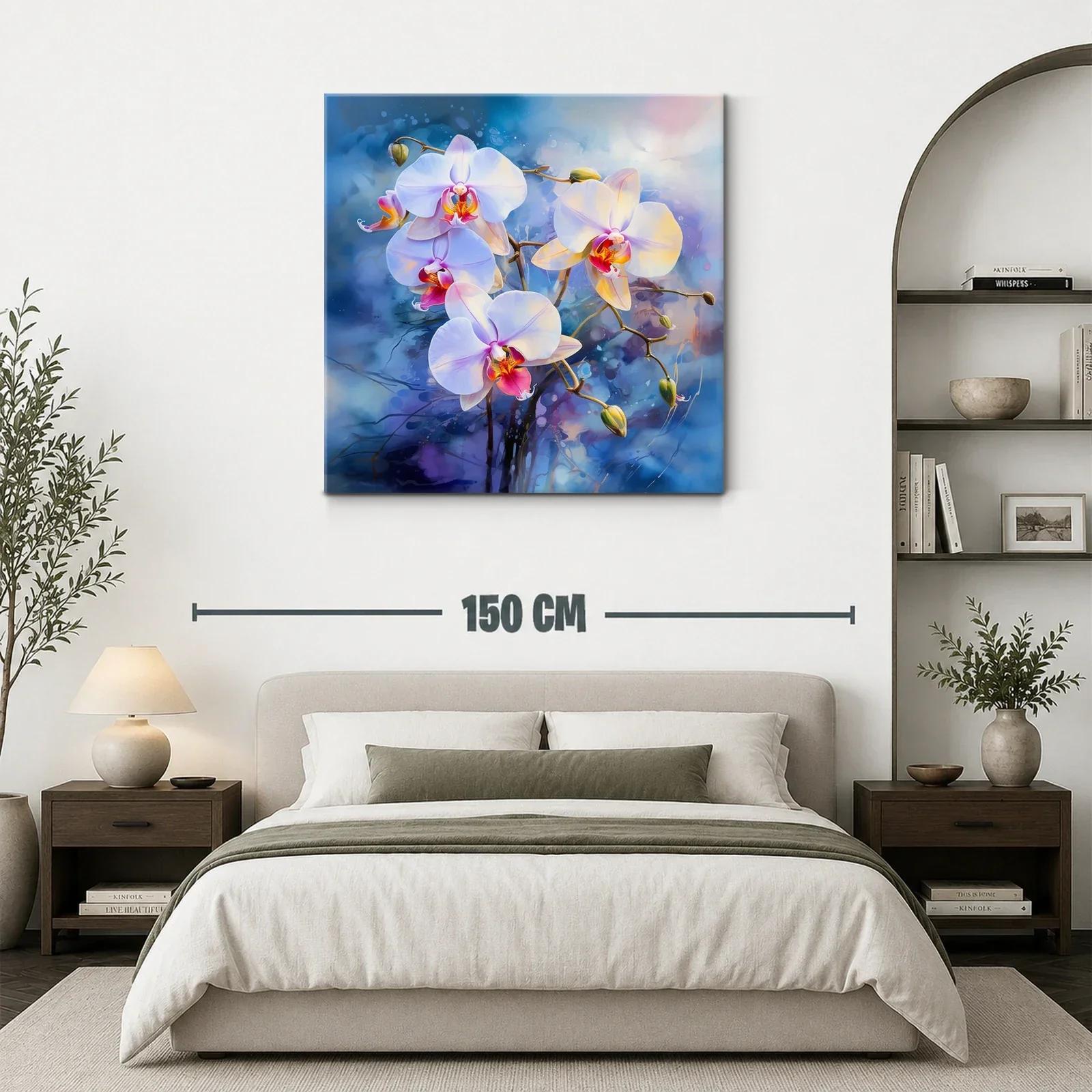 Orquídeas blancas en ambiente onírico y sereno — miniatura 3