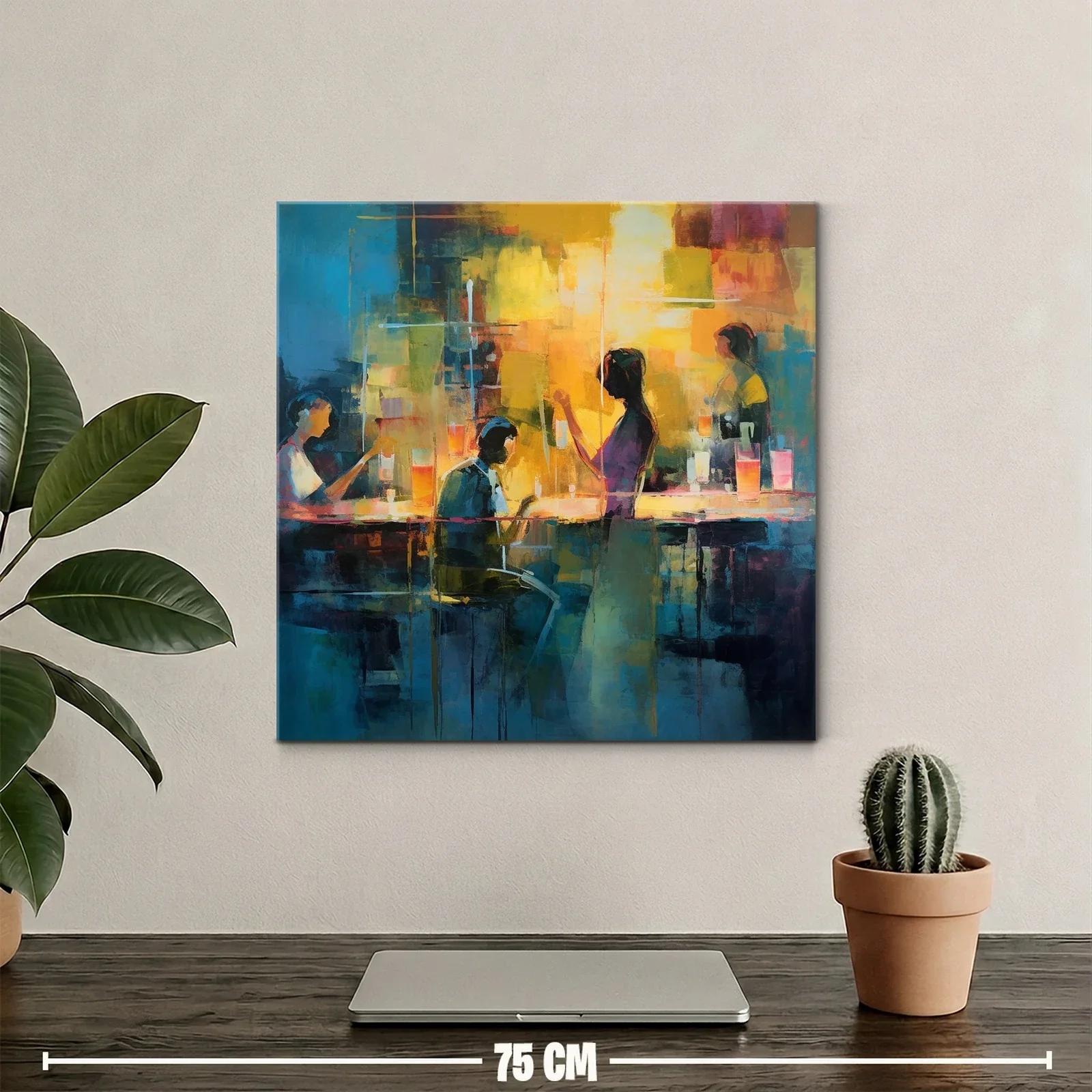 Encuentro íntimo con luces y sombras vibrantes — miniatura 2
