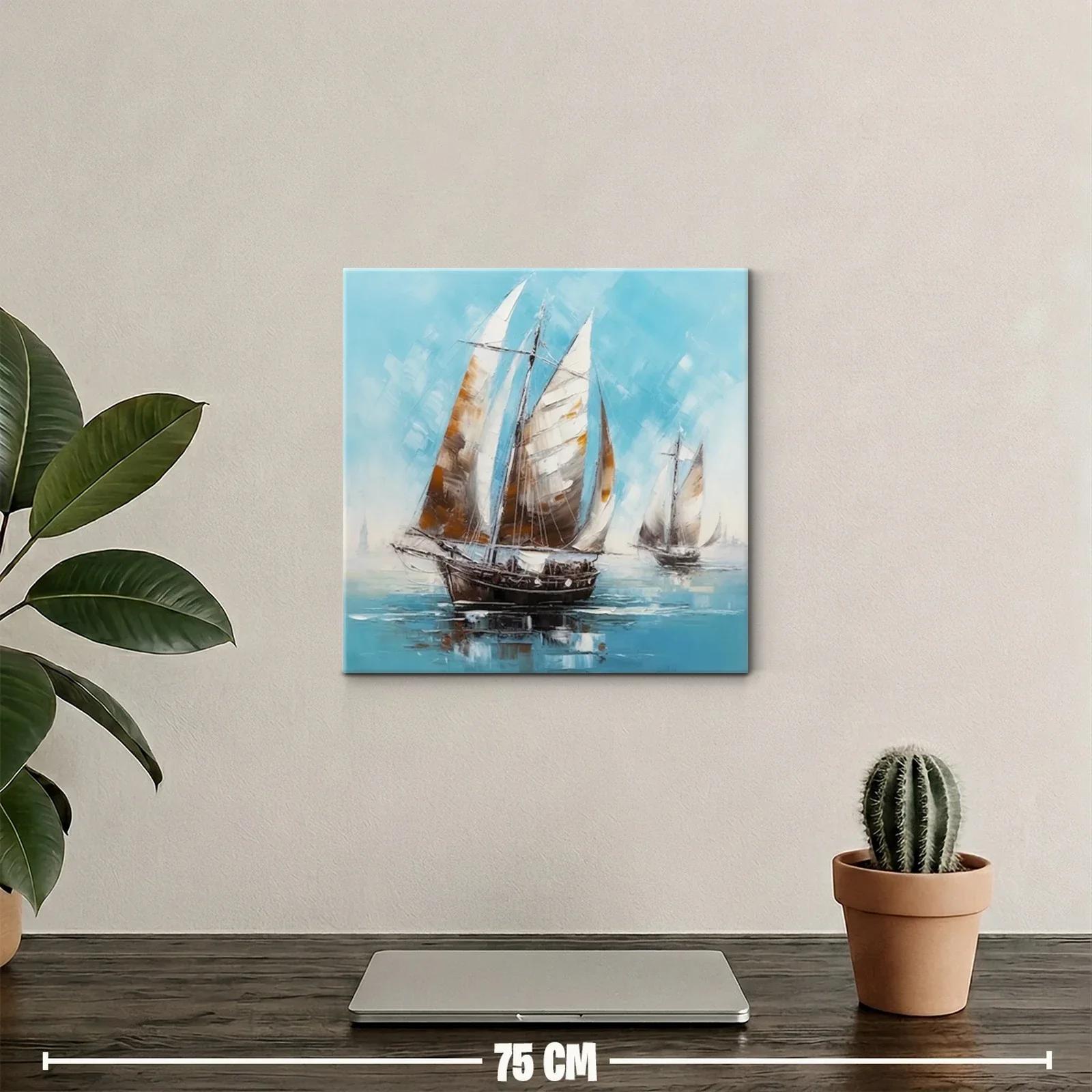 La serenidad del tiempo en velas al viento — miniatura 2