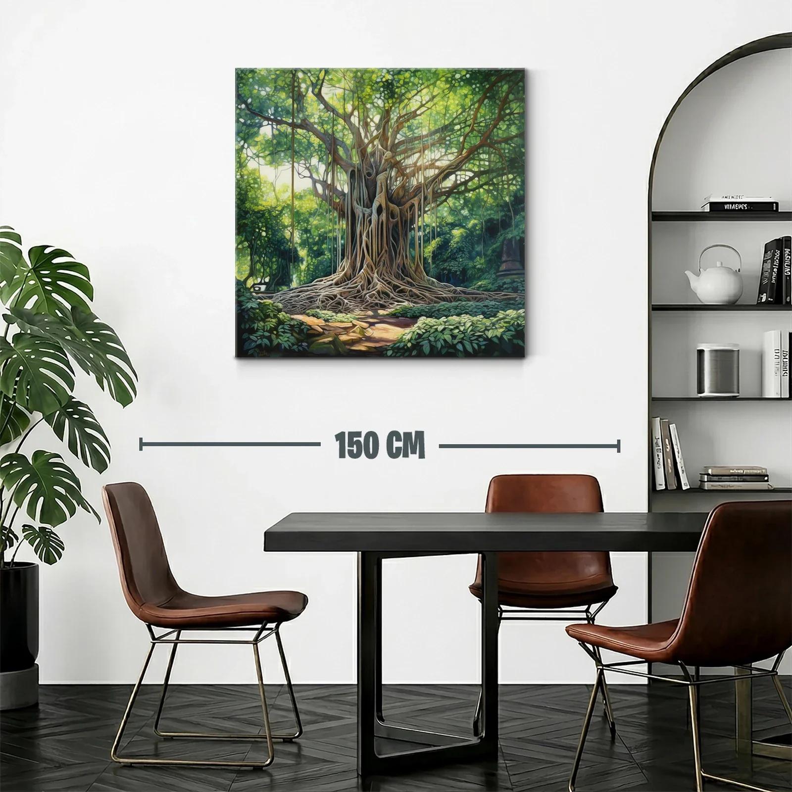 Impresionante árbol antiguo bajo la luz del sol — miniatura 2