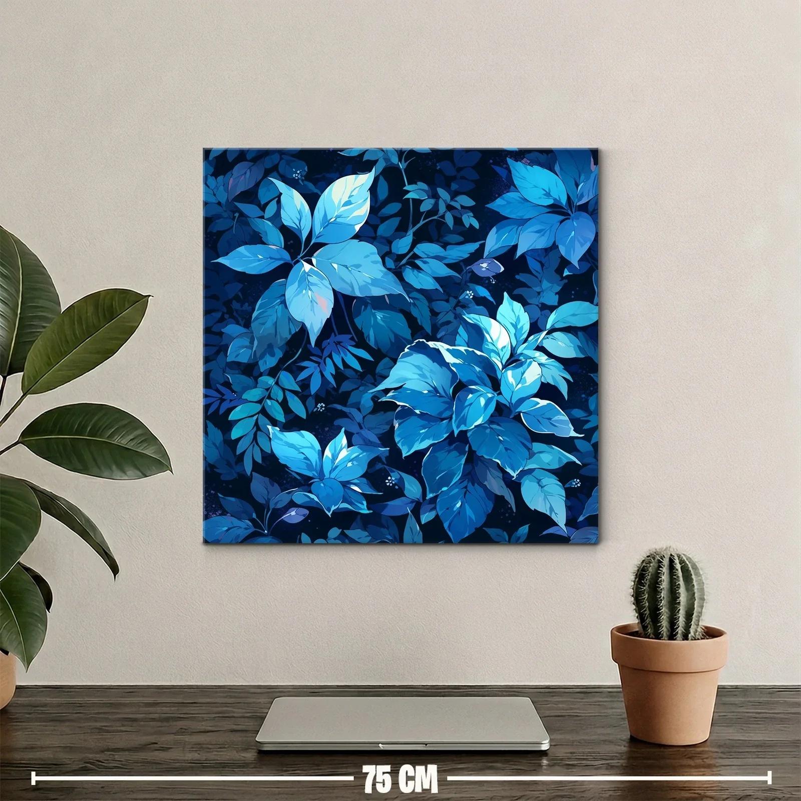 Elegancia natural en tonos azules de follaje exuberante — miniatura 2