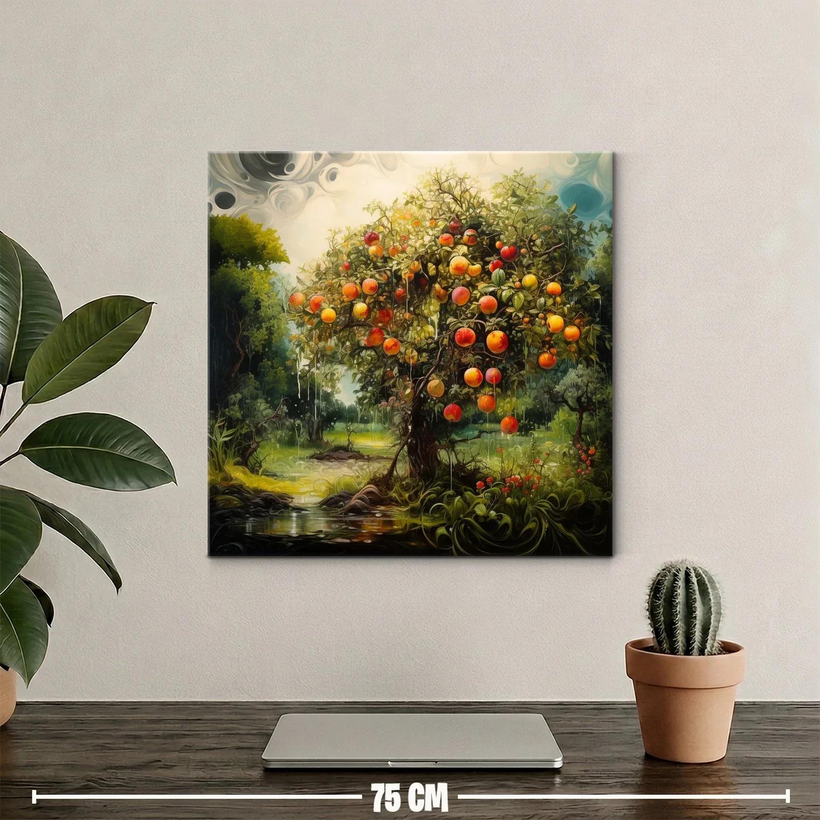 Árbol frutal vibrante en paisaje natural exuberante — miniatura 2