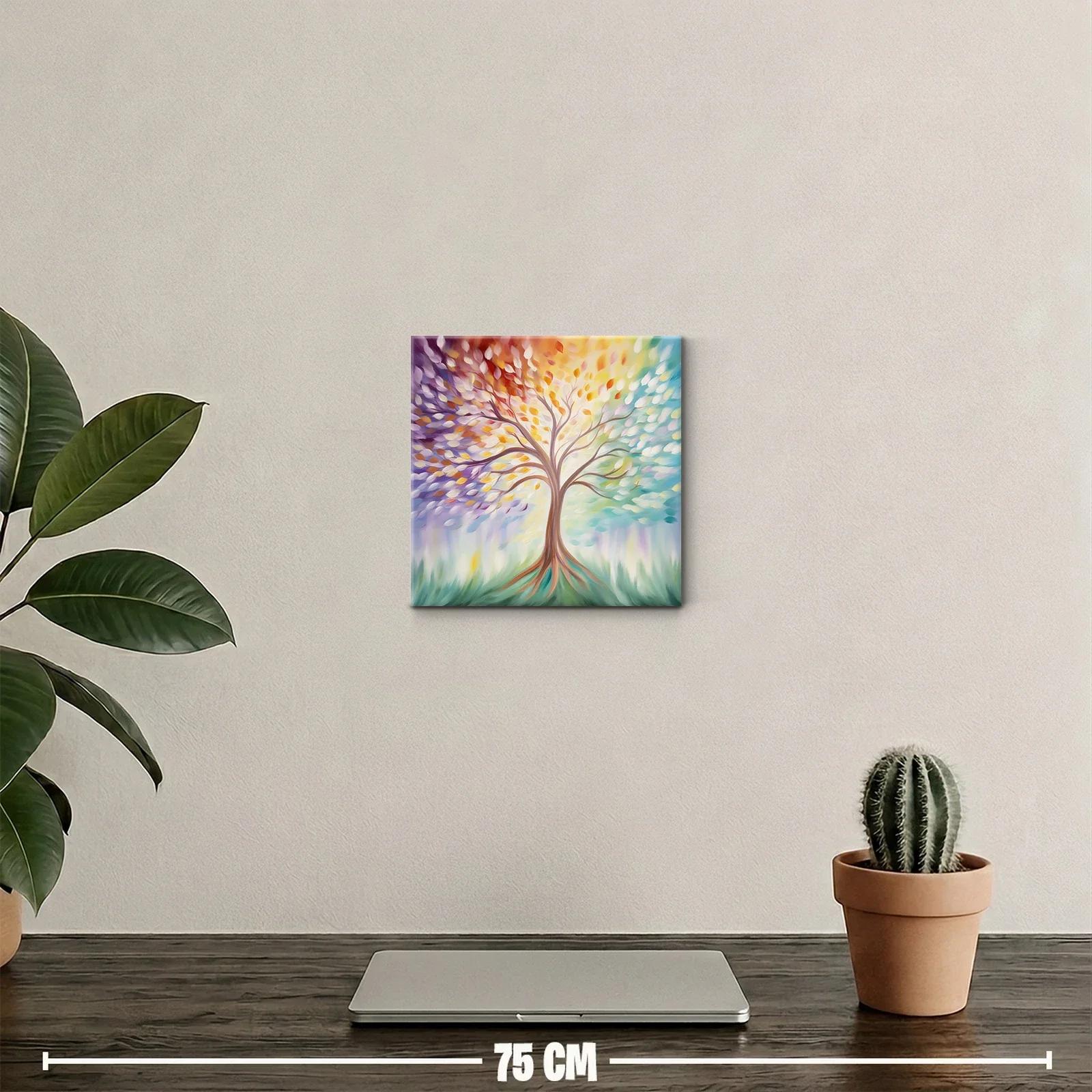 Árbol de colores vibrantes que inspira vida y esperanza — miniatura 2
