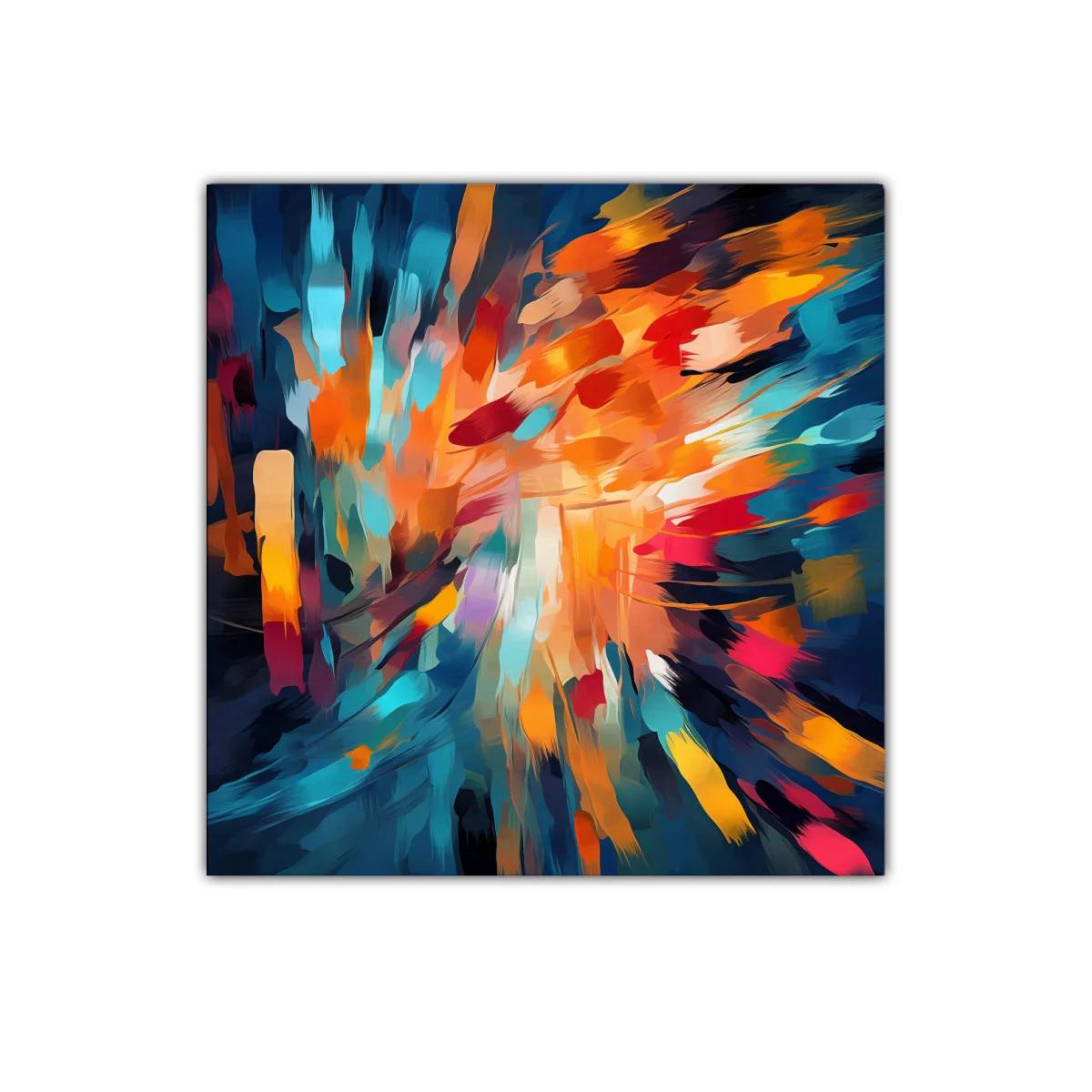 Explosión de color en un dinamismo vibrante