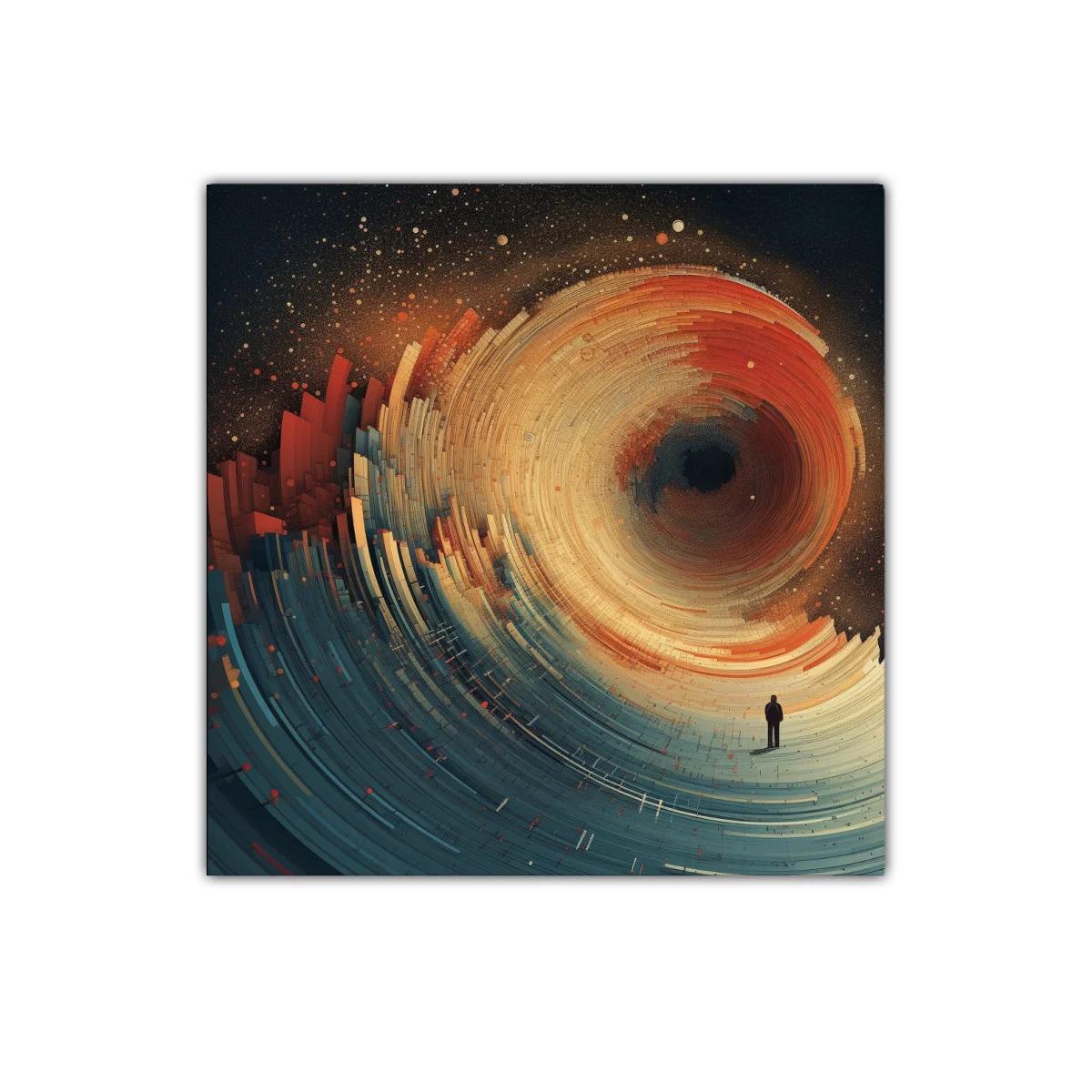 Arte abstracto con remolino de colores intensos — imagen principal