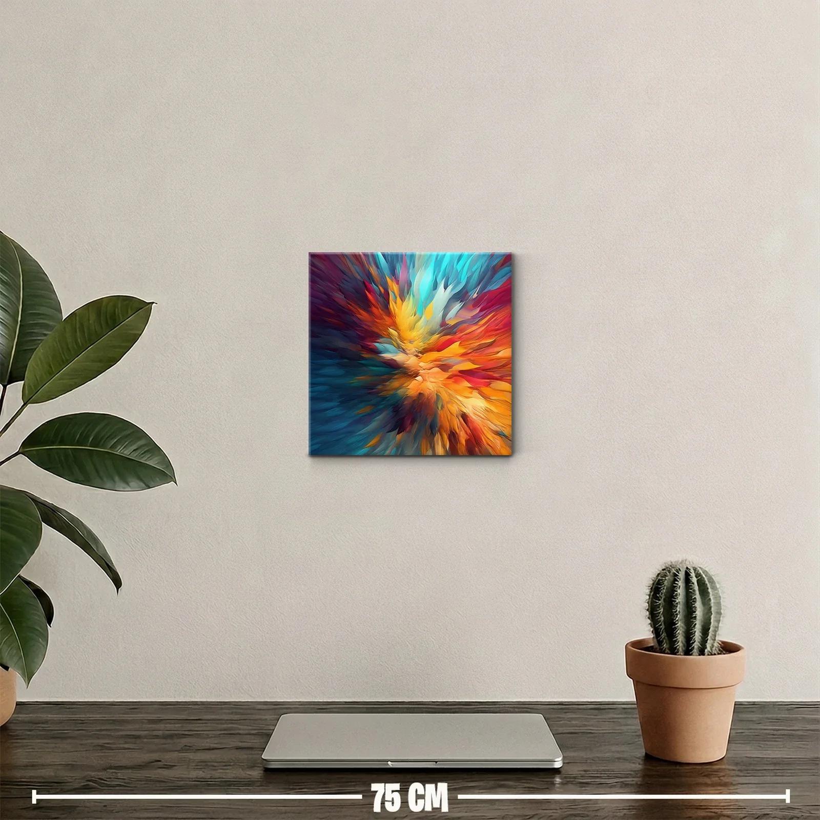 Explosión de colores vibrantes y formas fluidas — miniatura 2