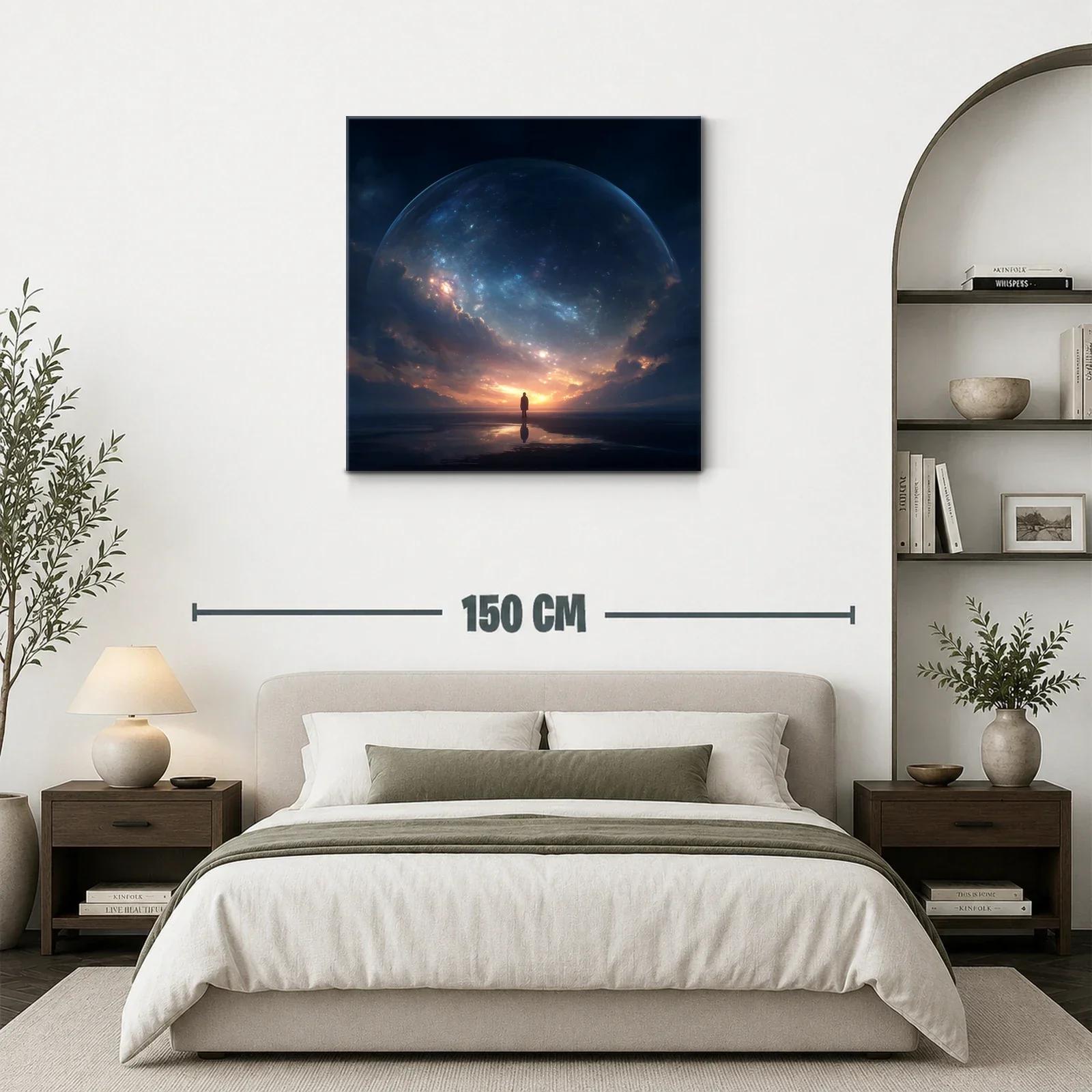 Silenciosa figura bajo un cielo estrellado majestuoso — miniatura 3