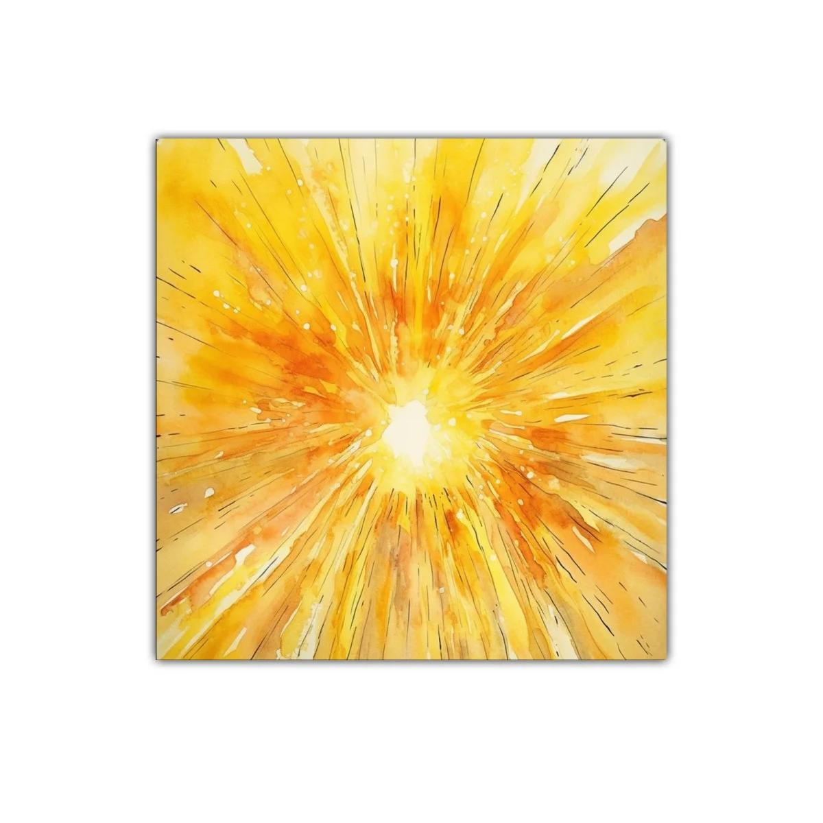 Explosión de Luz y Calidez en Tonos Amarillos y Naranjas — imagen principal