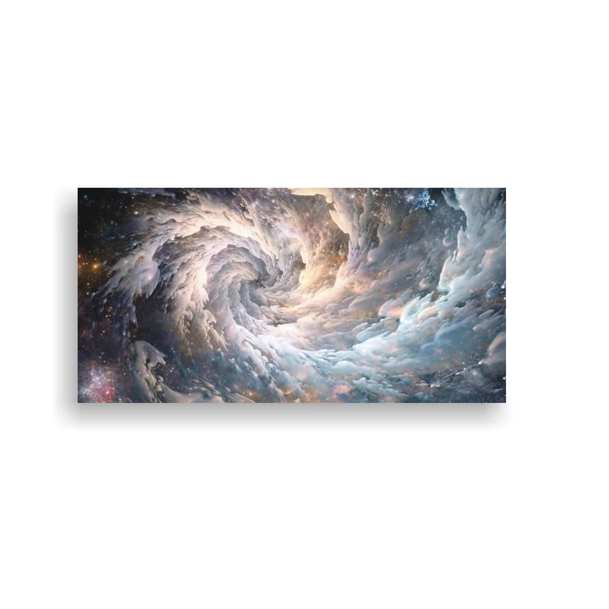 Cuadro nebulosa en espiral con remolino luminoso — imagen principal