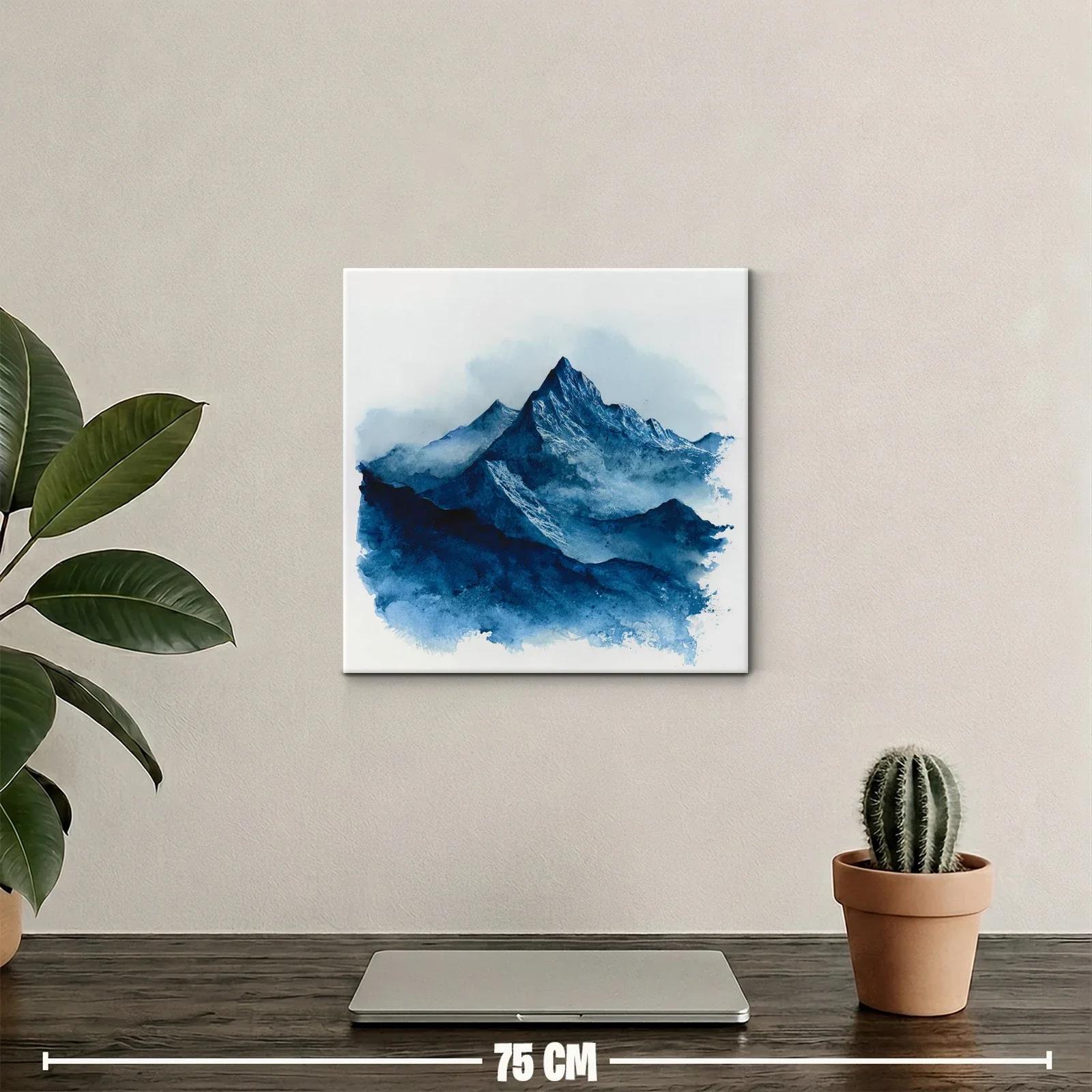 Montañas Azules en Atemporal Paisaje Natural — miniatura 2