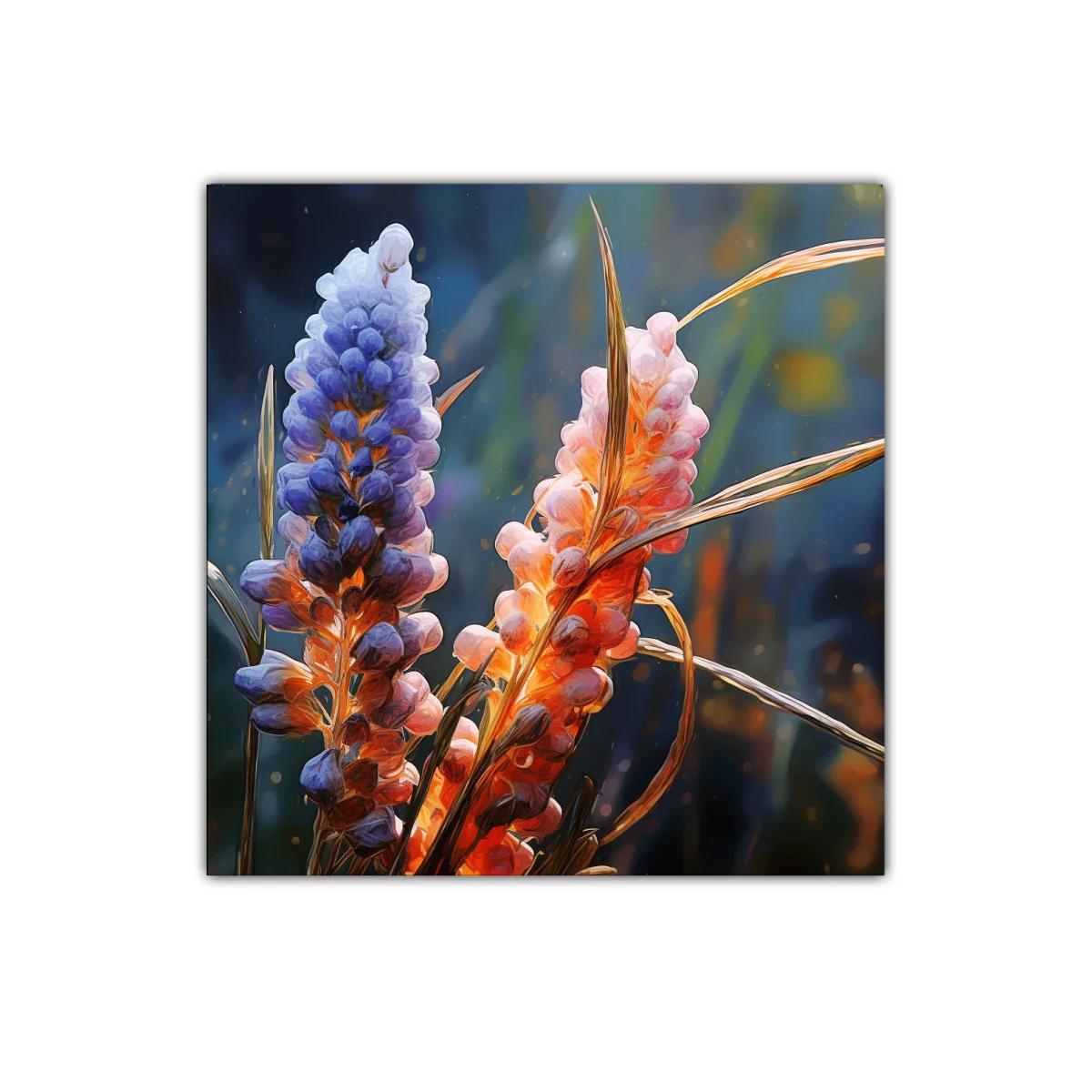 Elegancia natural de flores en tonalidades cálidas y frías