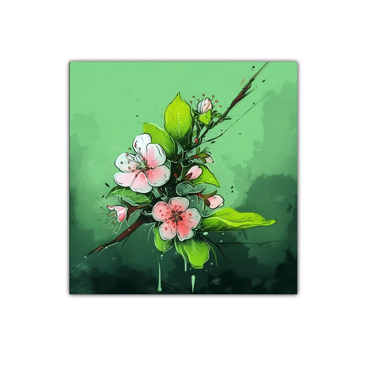 Elegancia natural en flores de primavera vibrantes