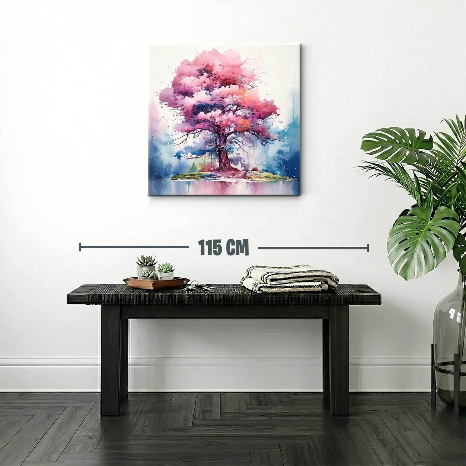Árbol con tonos vibrantes que evocan serenidad y belleza — miniatura 2