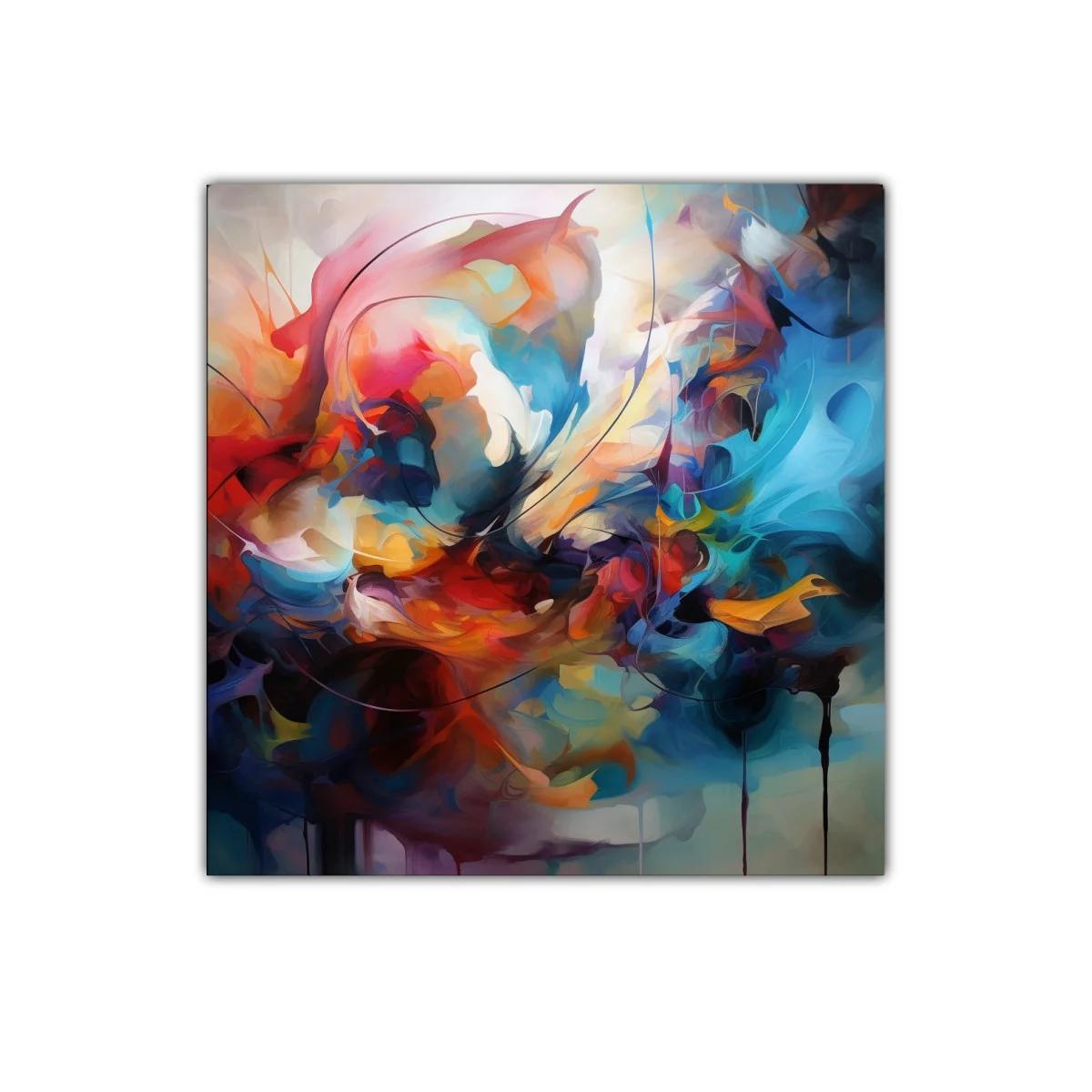 Arabesco colorido con tonos vibrantes en movimiento fluido — imagen principal
