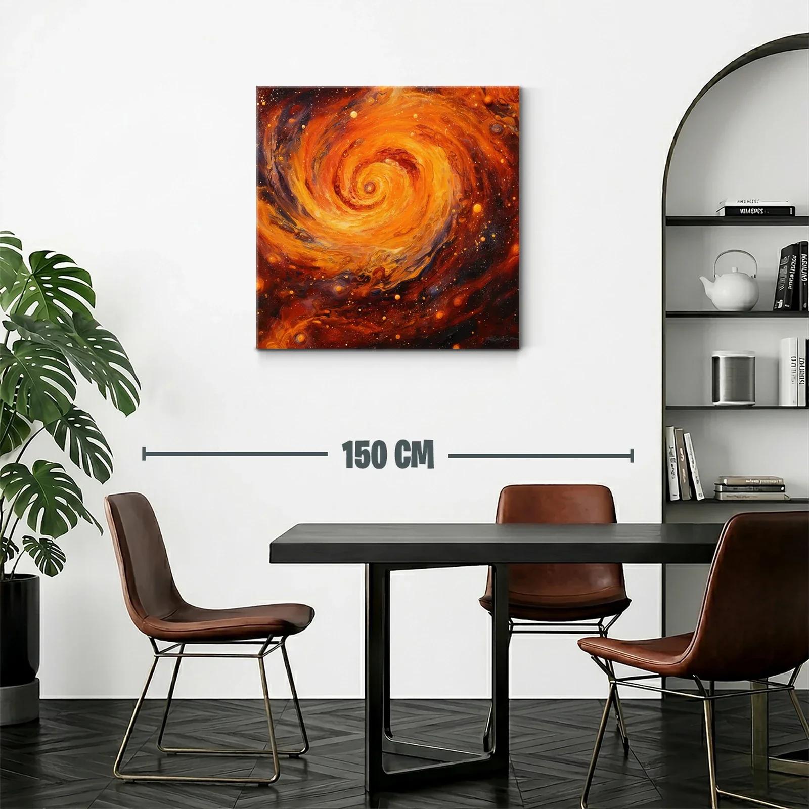 Espiral Cósmico en Tonos Cálidos y Vibrantes — miniatura 2