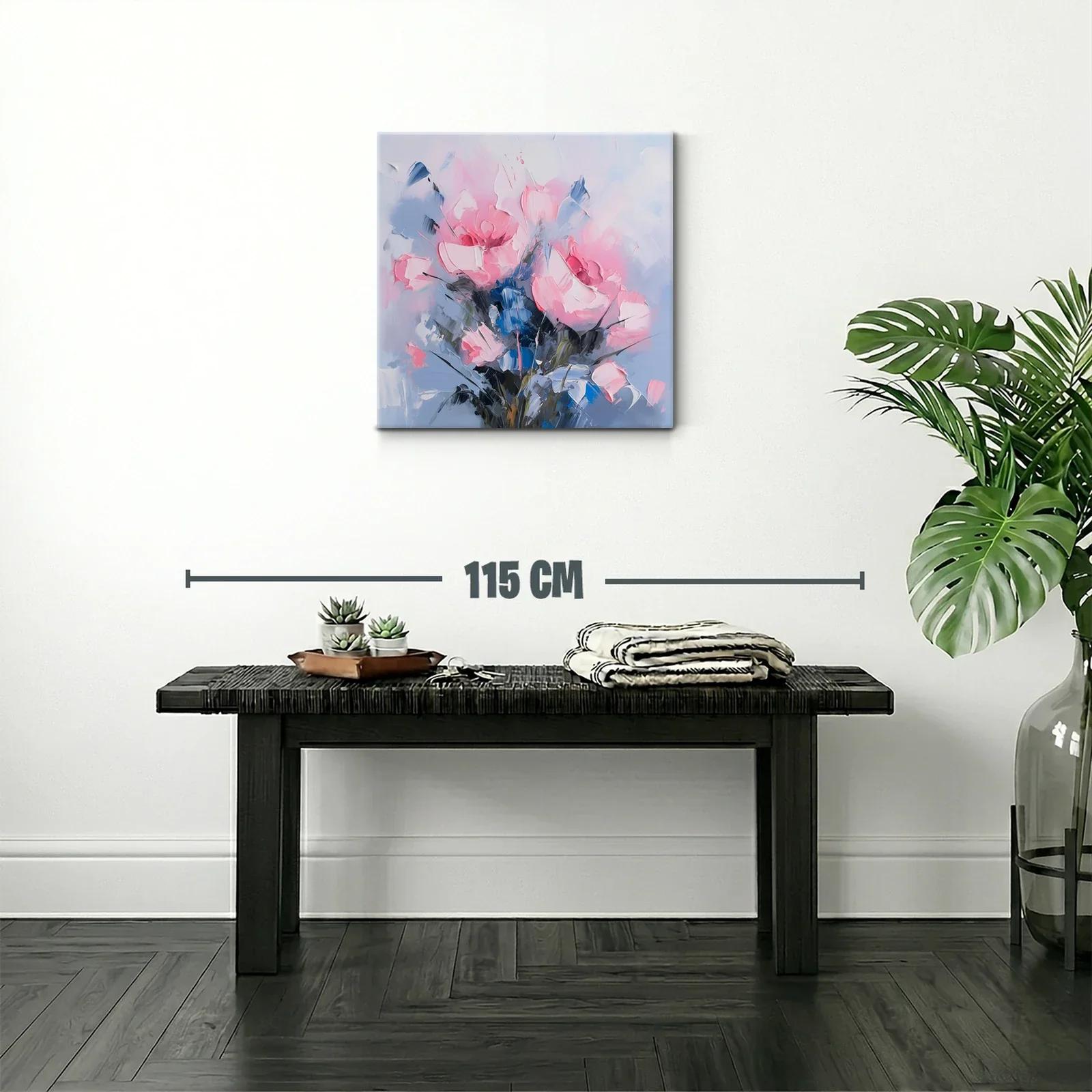 Bello bouquet floral en tonos suaves y elegantes — miniatura 2