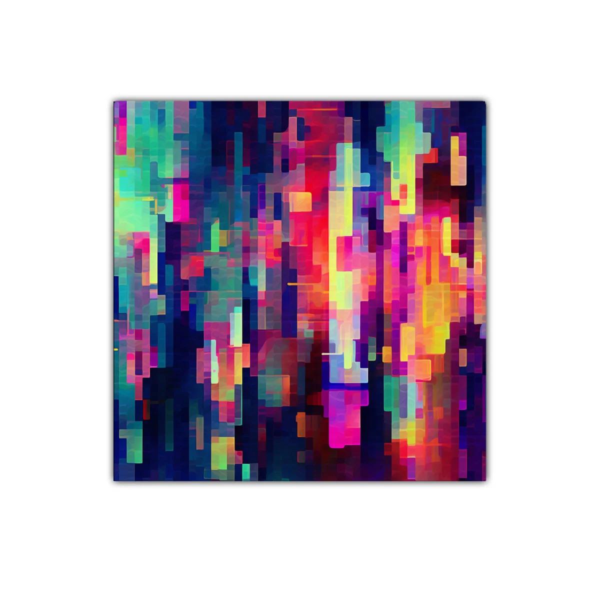 Composición abstracta vibrante en tonos intensos — imagen principal