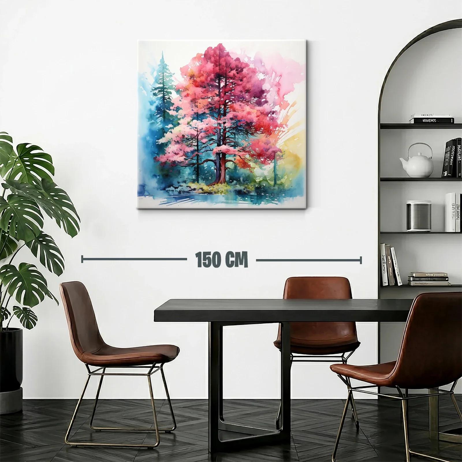 Árbol en tonos vivos con vibrantes matices naturales — miniatura 2