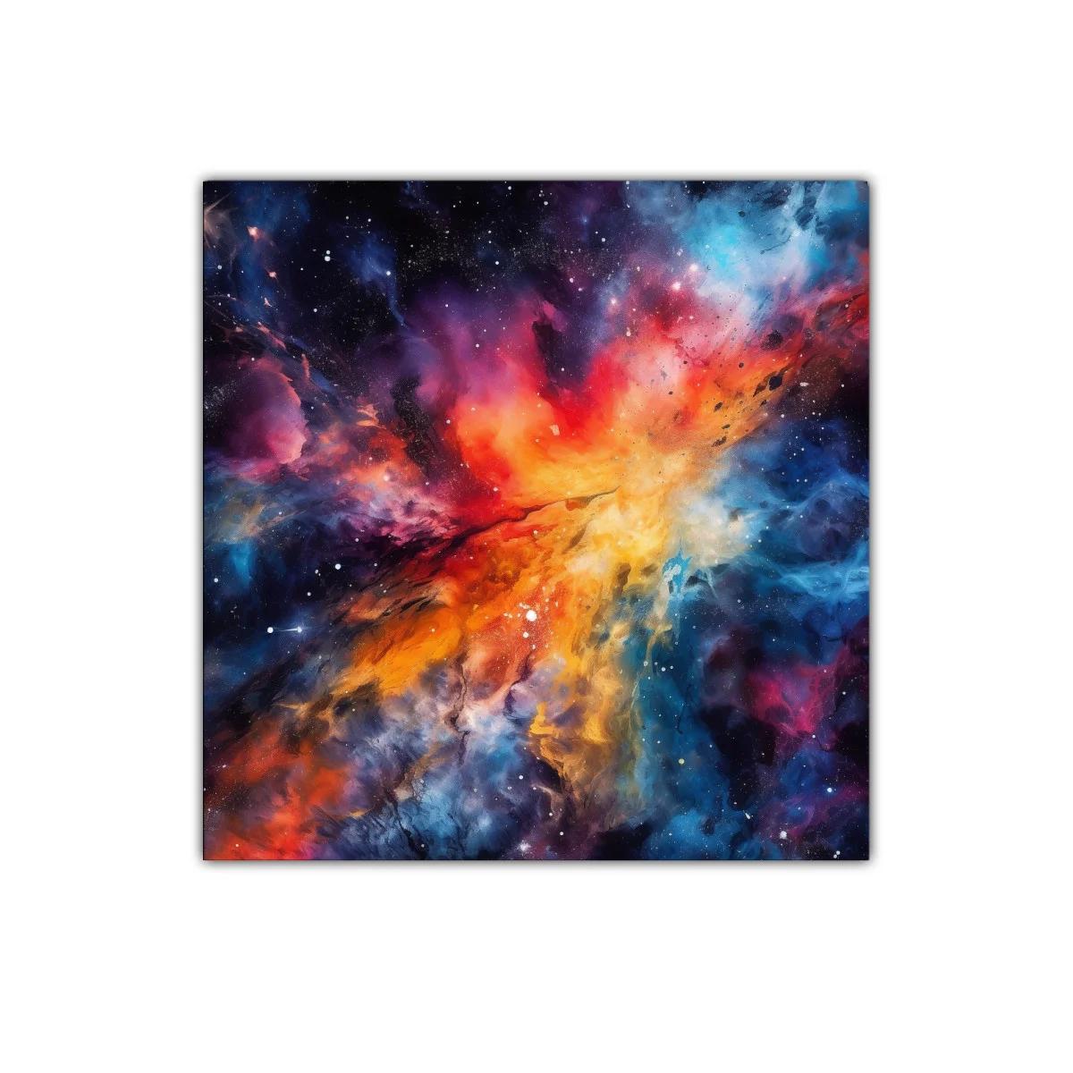 Estallido de colores intensos en galaxia vibrante — imagen principal