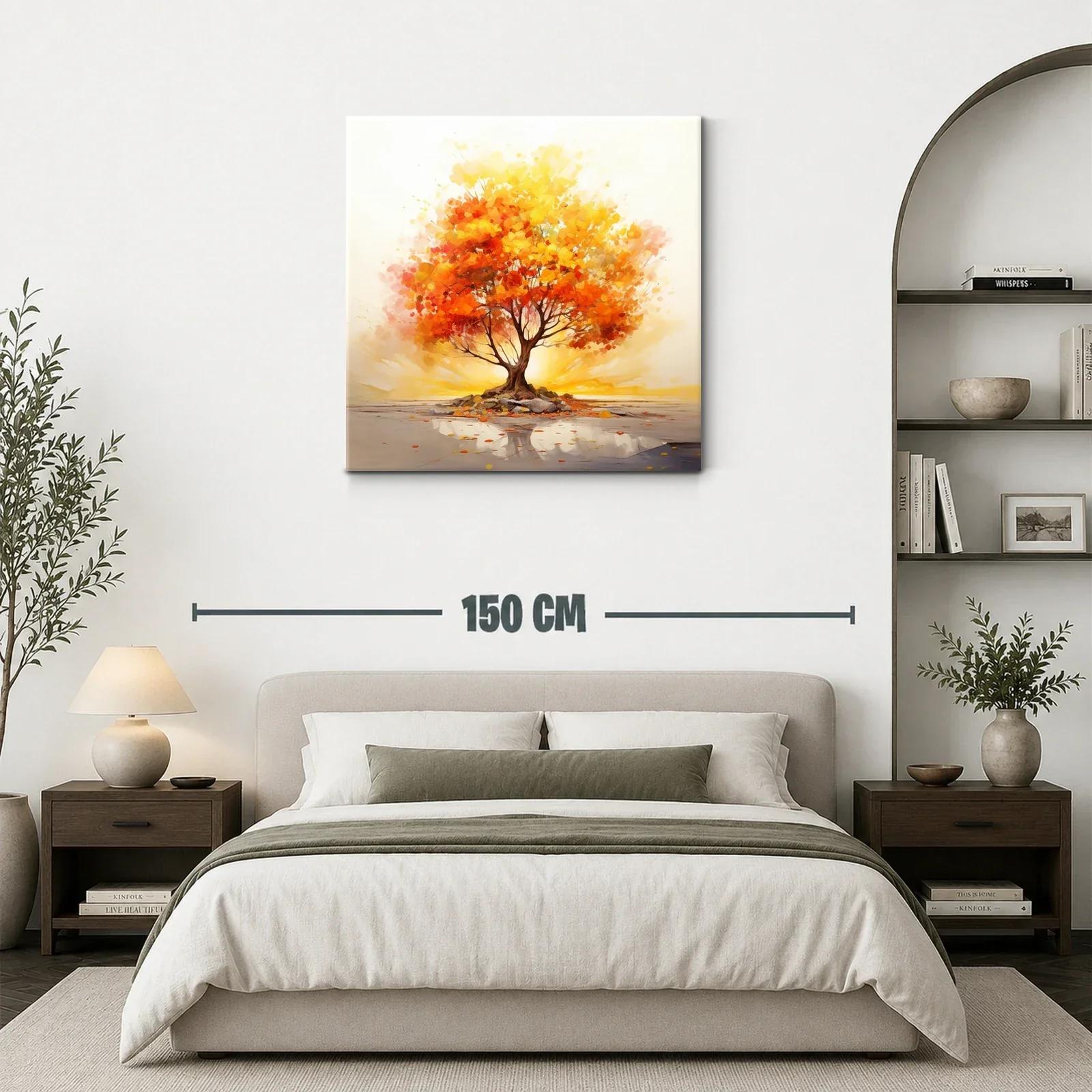 Árbol en tonos cálidos que emana luz interior — miniatura 3