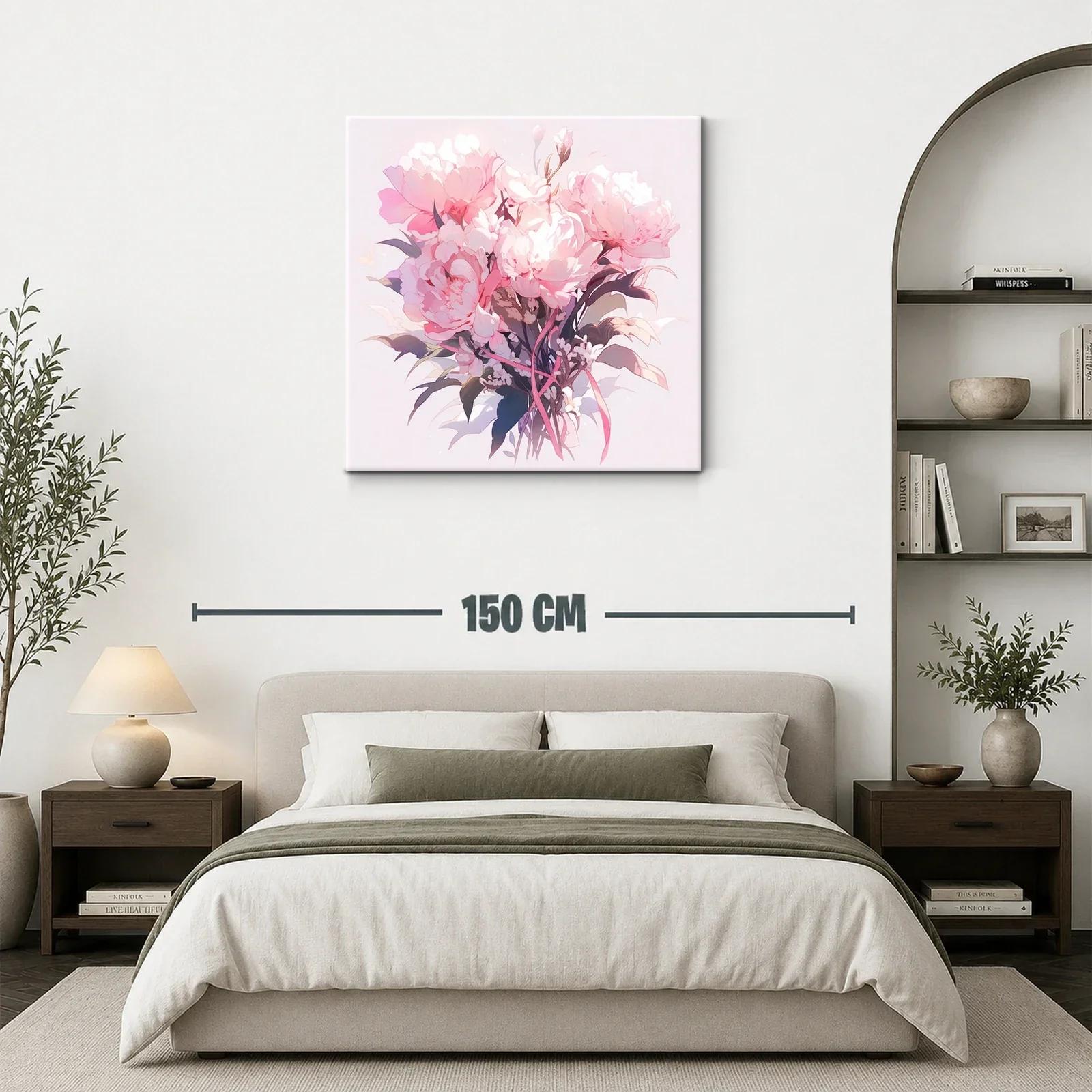 Elegancia floral con bouquet en tonos rosas suaves — miniatura 3