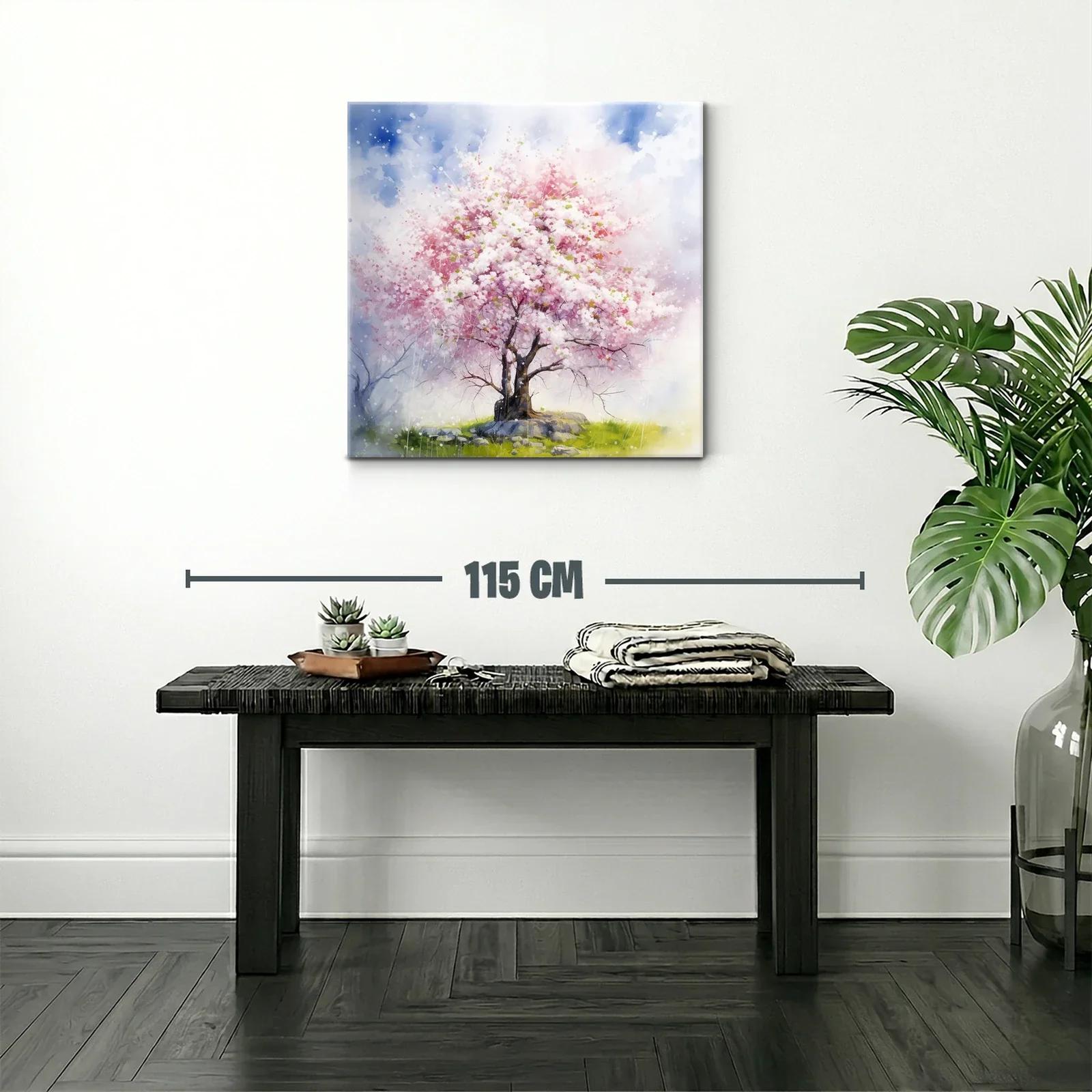 Árbol floreciente con tonos suaves y delicados — miniatura 2