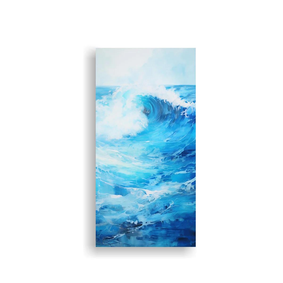 Cuadro ola del mar con espuma blanca — imagen principal