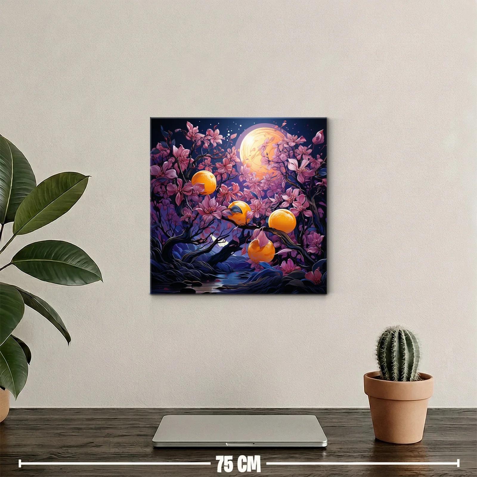 Naturaleza mágica con flores y frutos luminosos — miniatura 2