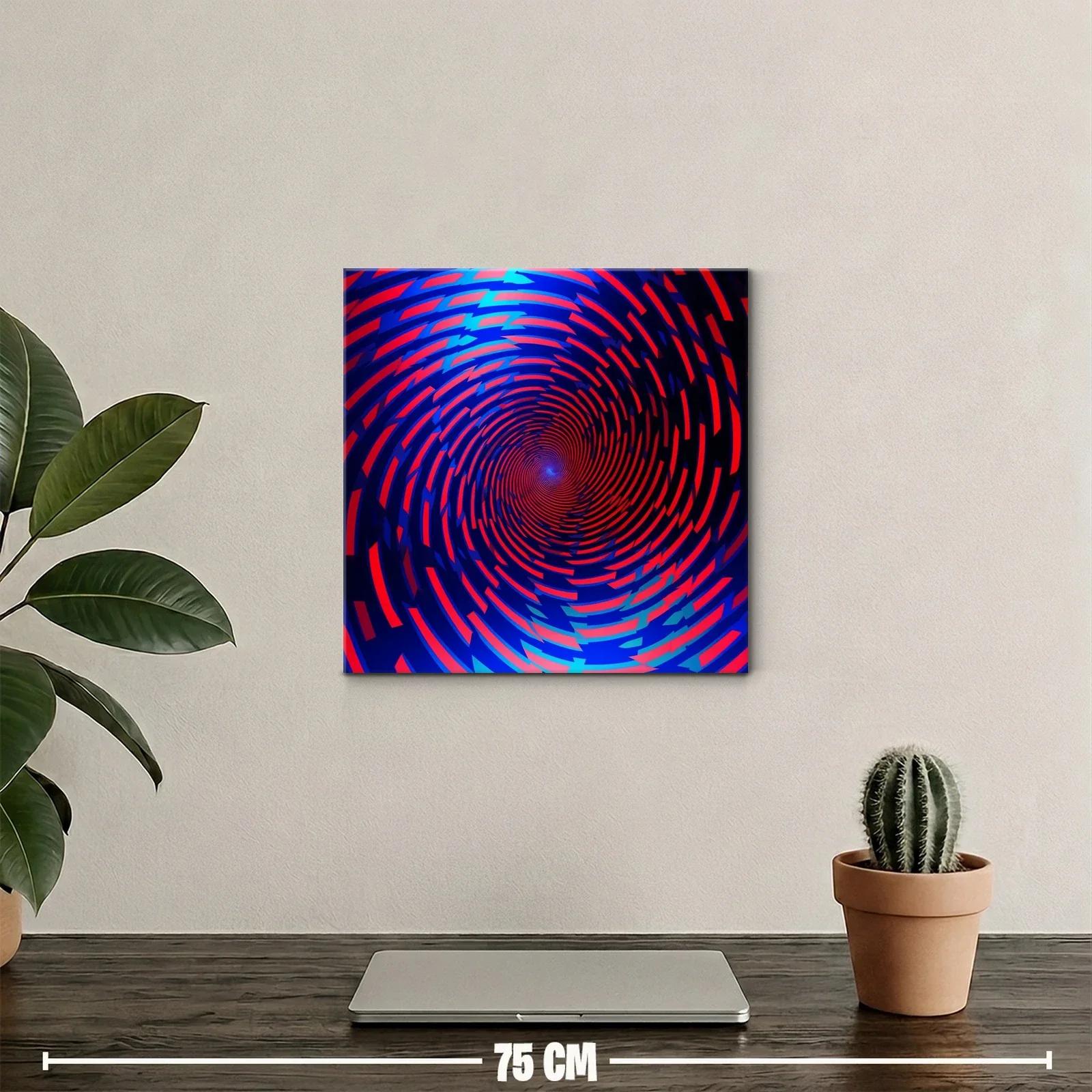 Diseño abstracto en espiral con tonos vibrantes y profundos — miniatura 2
