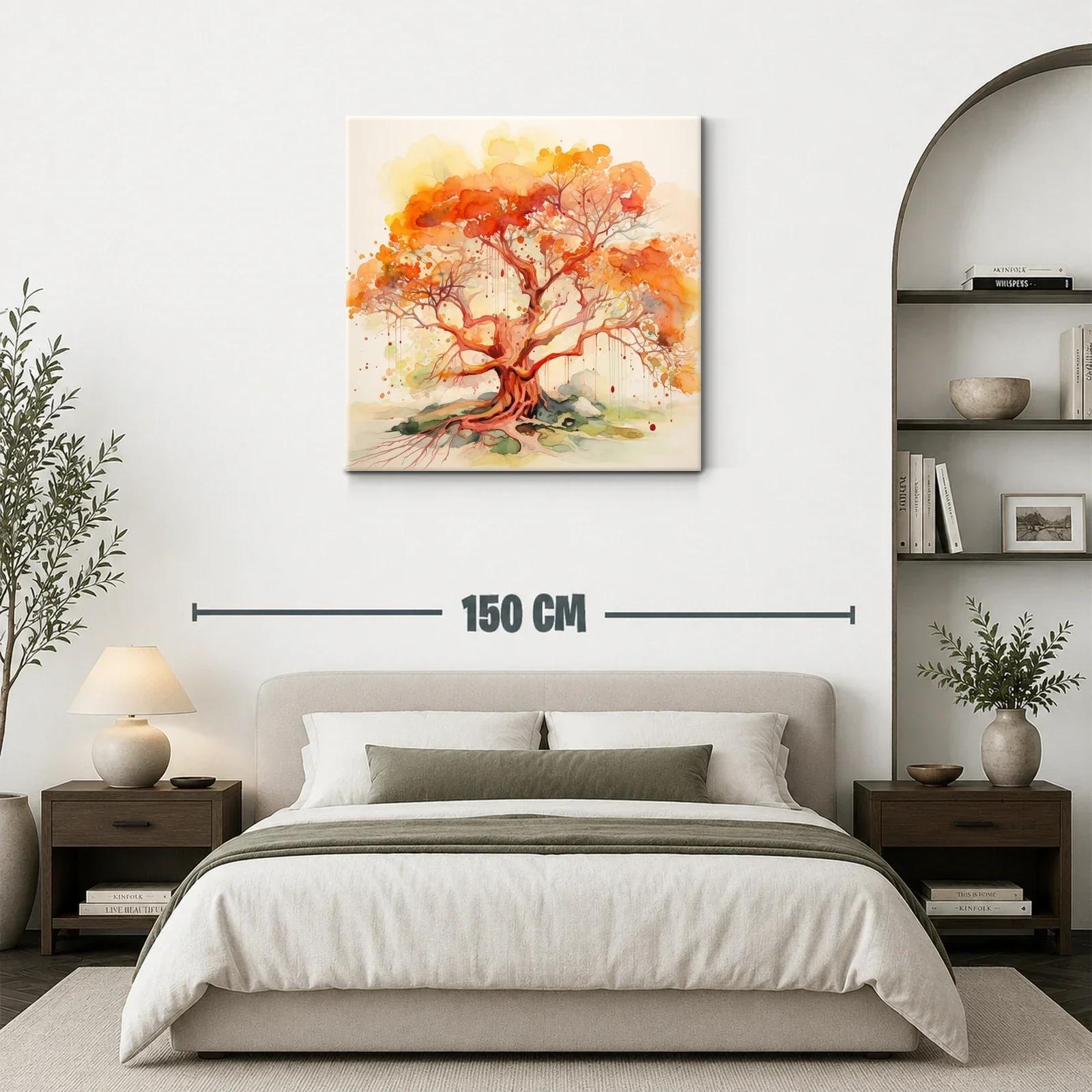 Árbol en tonos cálidos que irradian energía y vida — miniatura 3