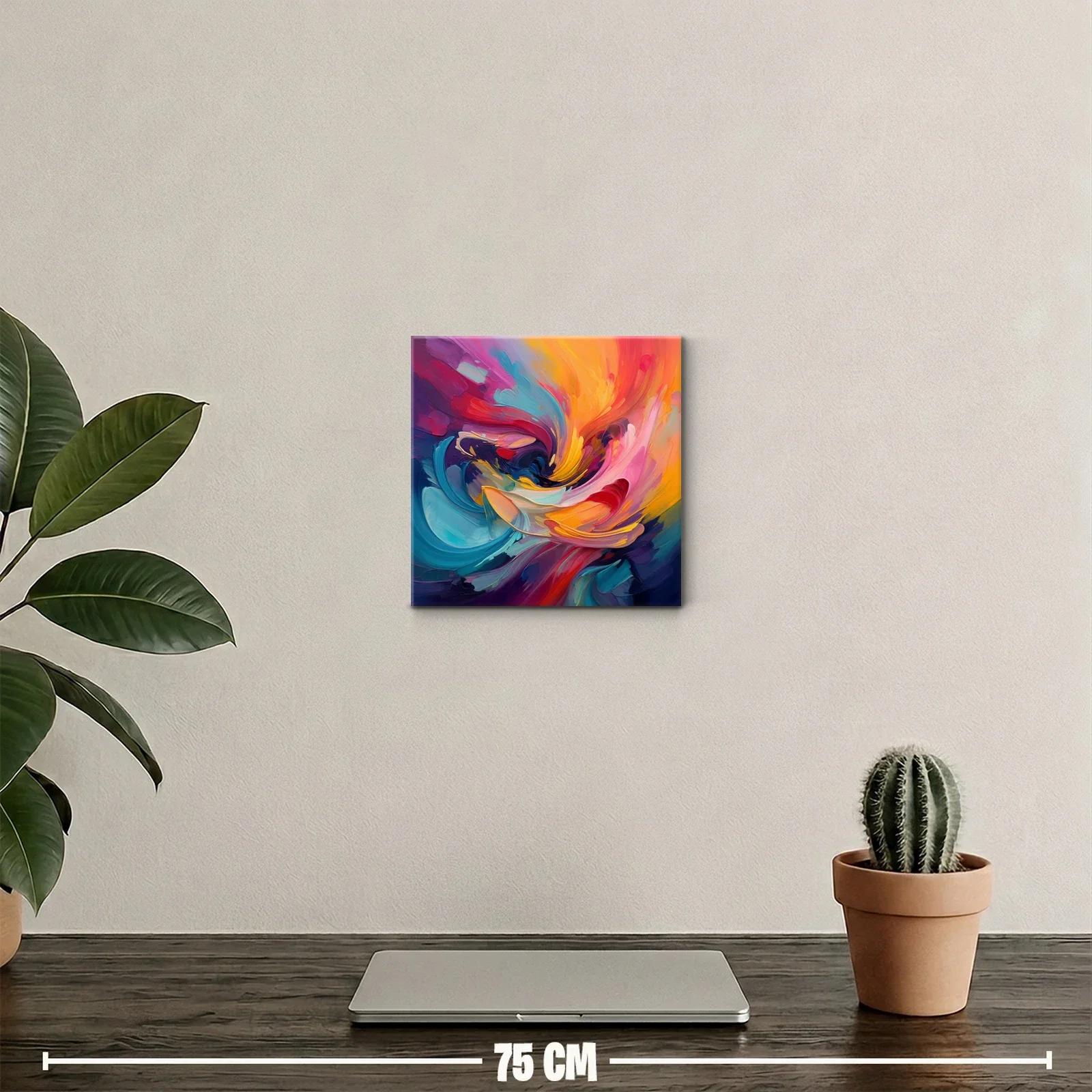 Explosión de color vibrante en abstracción dinámica — miniatura 2