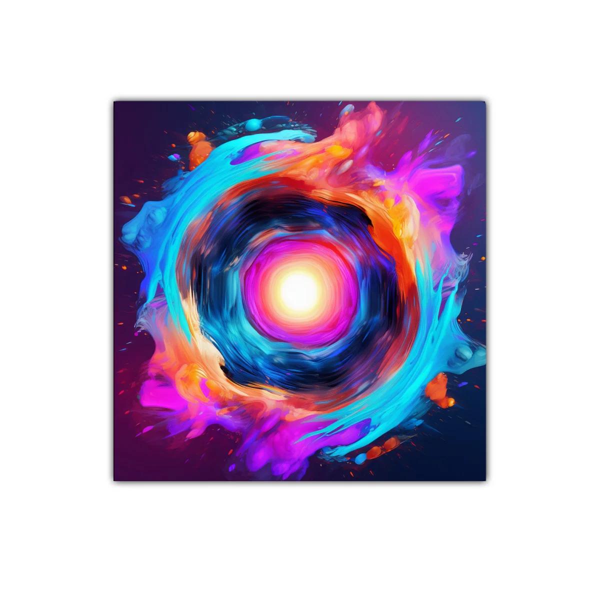 Explosión de colores vibrantes en espiral dinámica — imagen principal