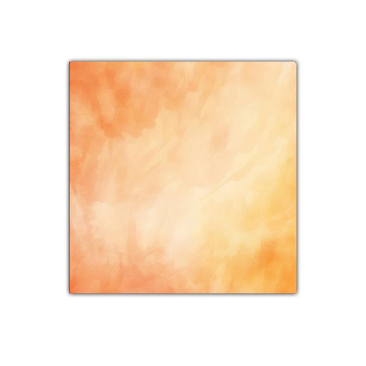 Cuadro abstracto en tonos cálidos naranja y beige — imagen principal