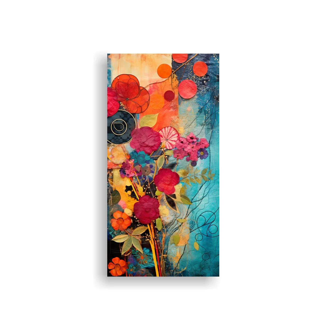 Cuadro ramo de flores con anillos dibujados — imagen principal