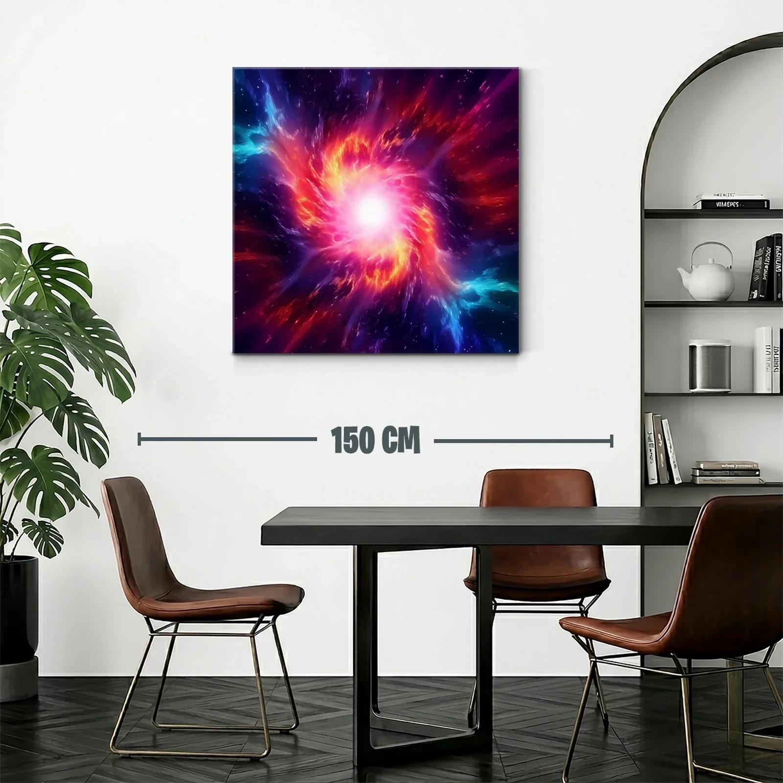 Impacto cósmico en tonos vibrantes y luminosos — miniatura 2