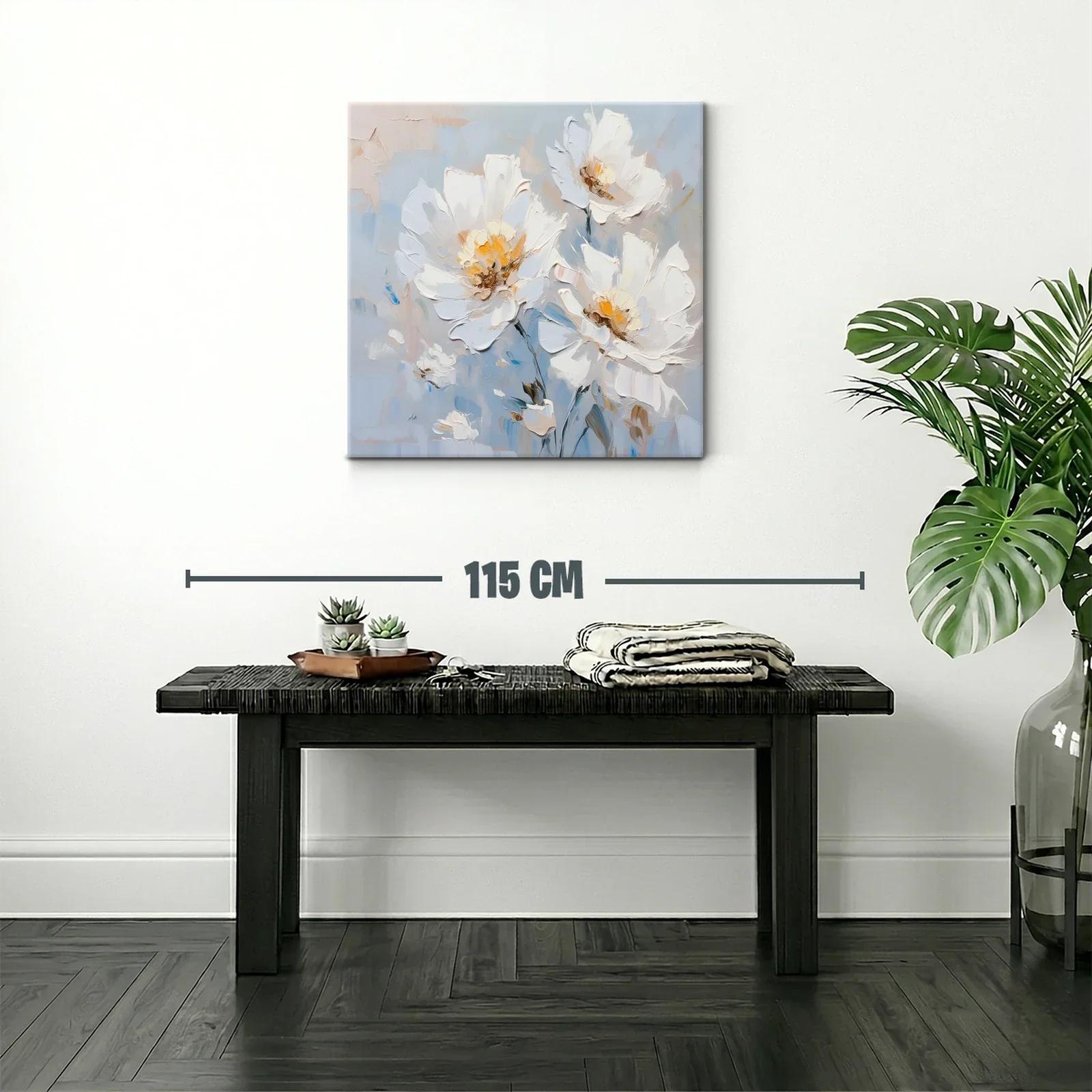 Cuadro floral con tonalidades suaves y elegantes — miniatura 2