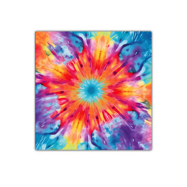 Cuadro decorativo con explosión de colores vibrantes y energía