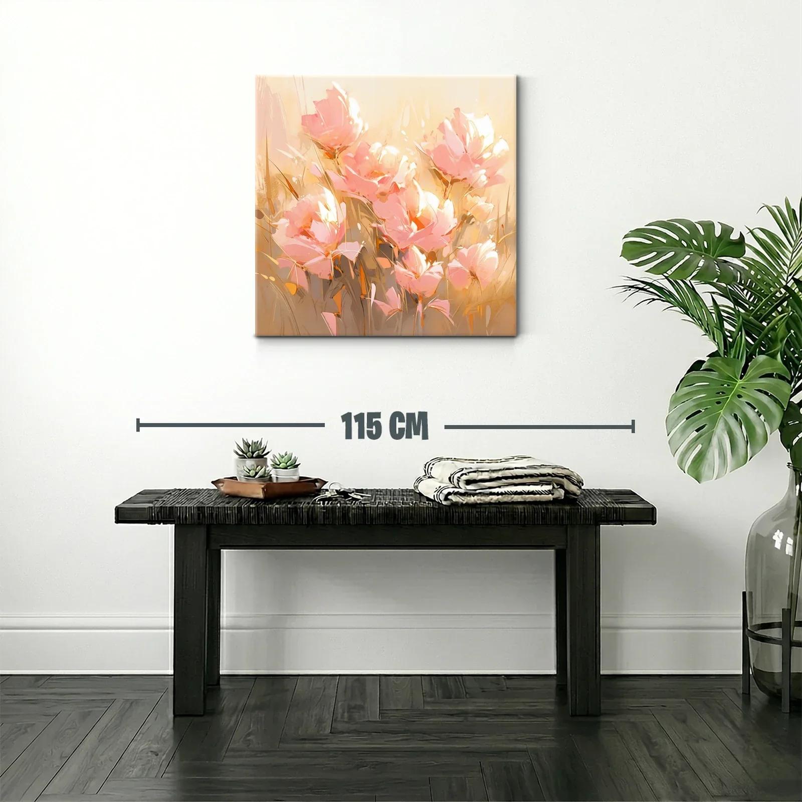 Flores delicadas en tonos pastel para ambiente sereno — miniatura 2