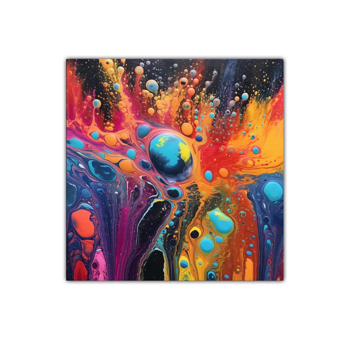 Explosión de color con formas vibrantes y dinámicas — imagen principal