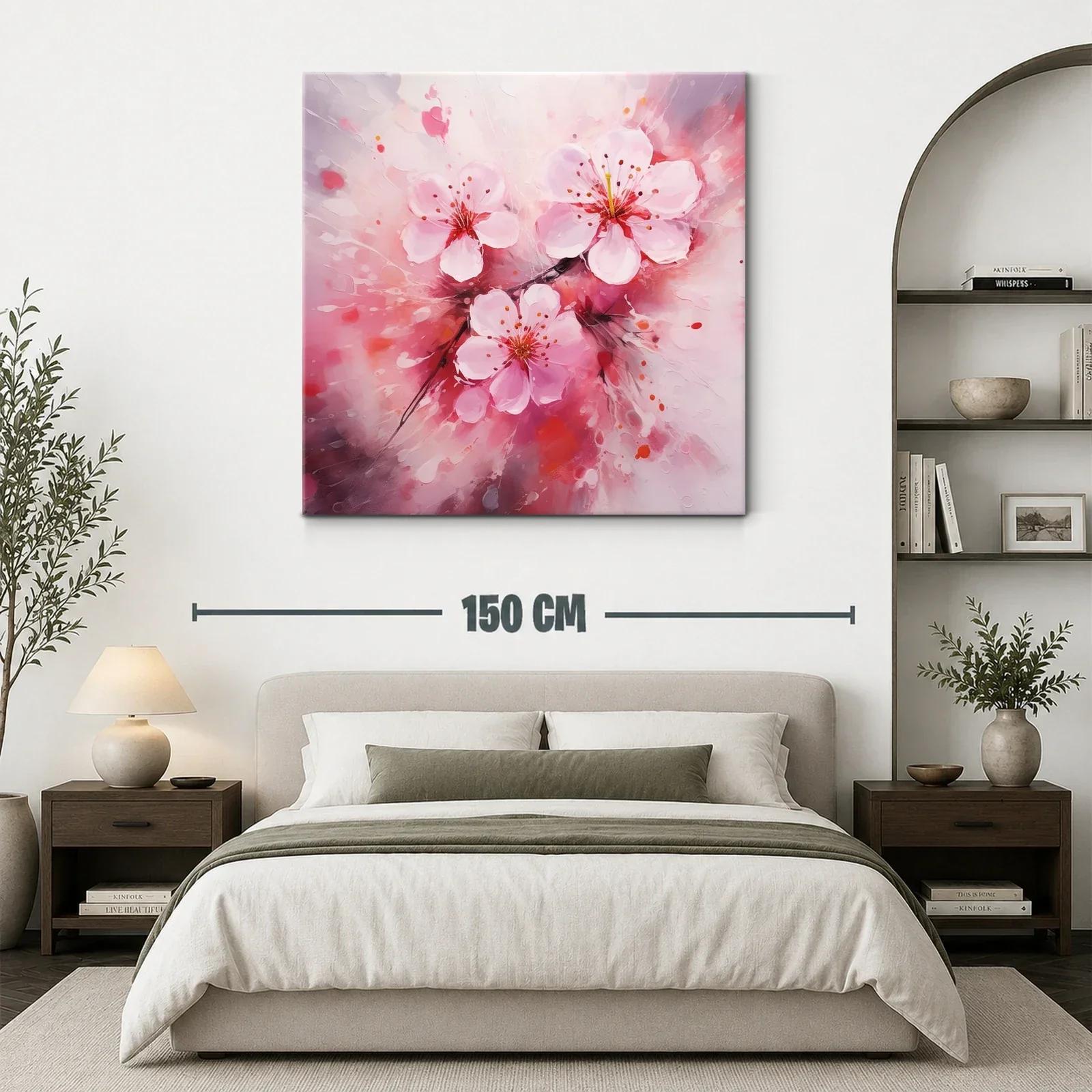 Flores delicadas en tonos rosas y rojos vibrantes — miniatura 3