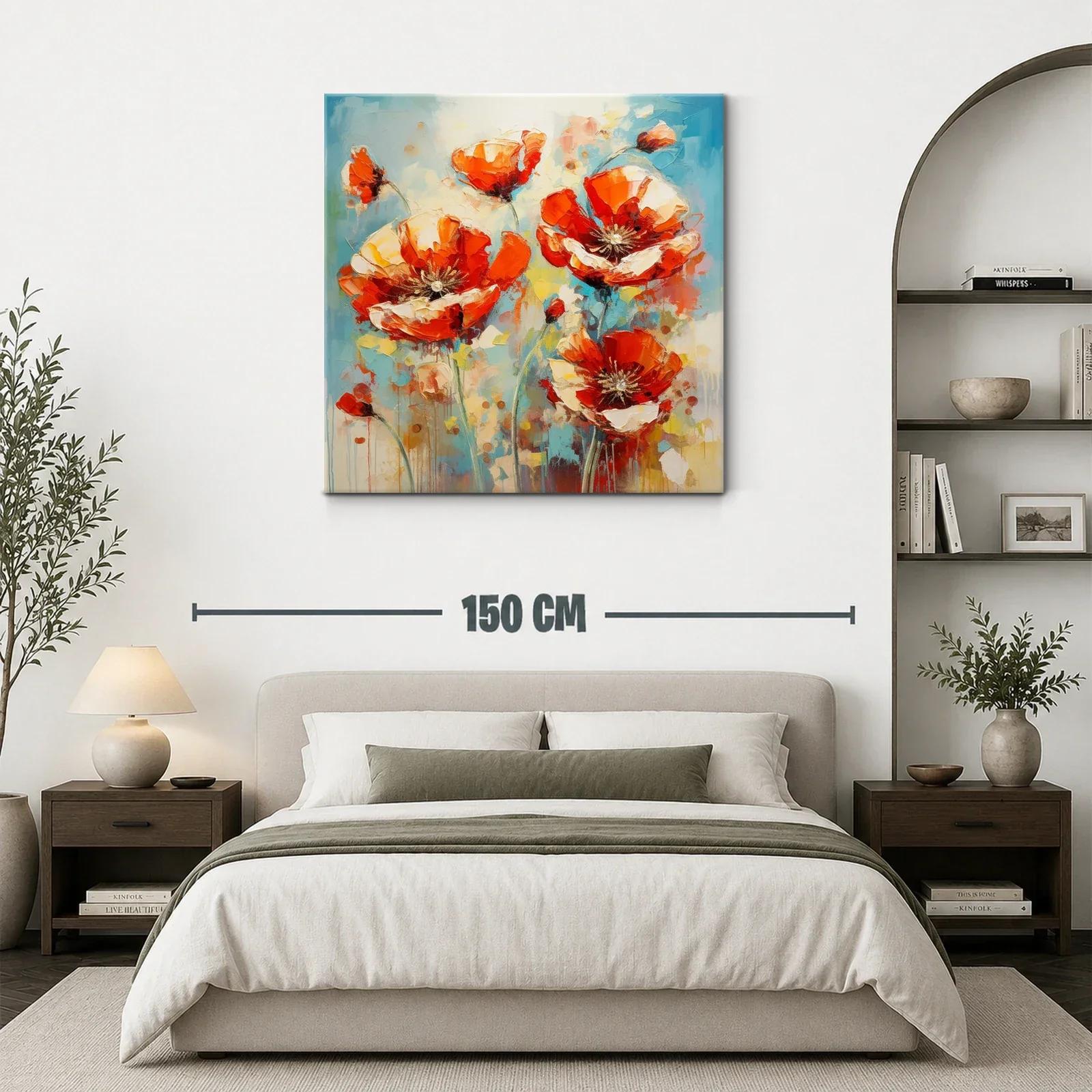 Flores vibrantes en tonos cálidos y frescos contrastantes — miniatura 3