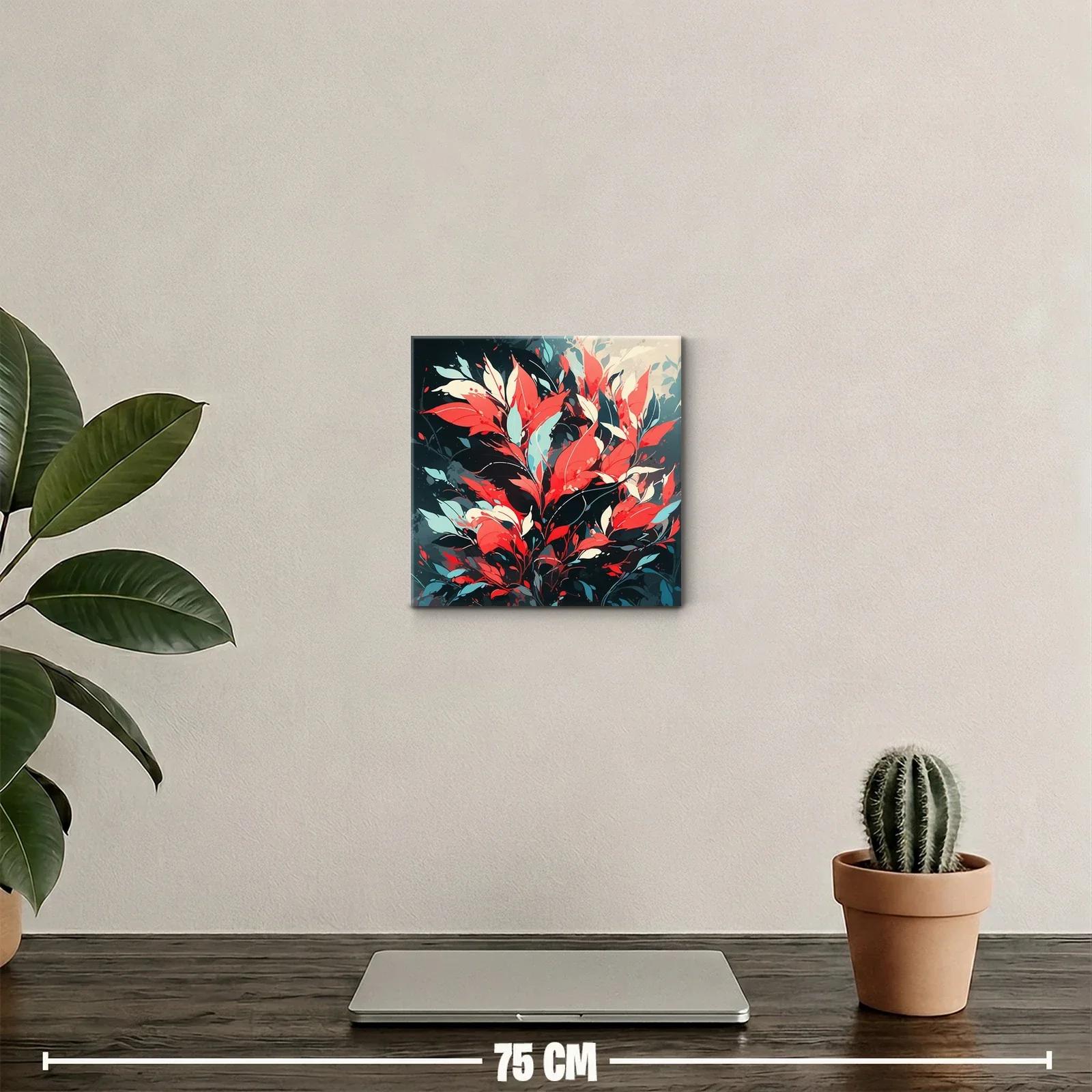 Elegancia natural en tonos coral y azul profundo — miniatura 2