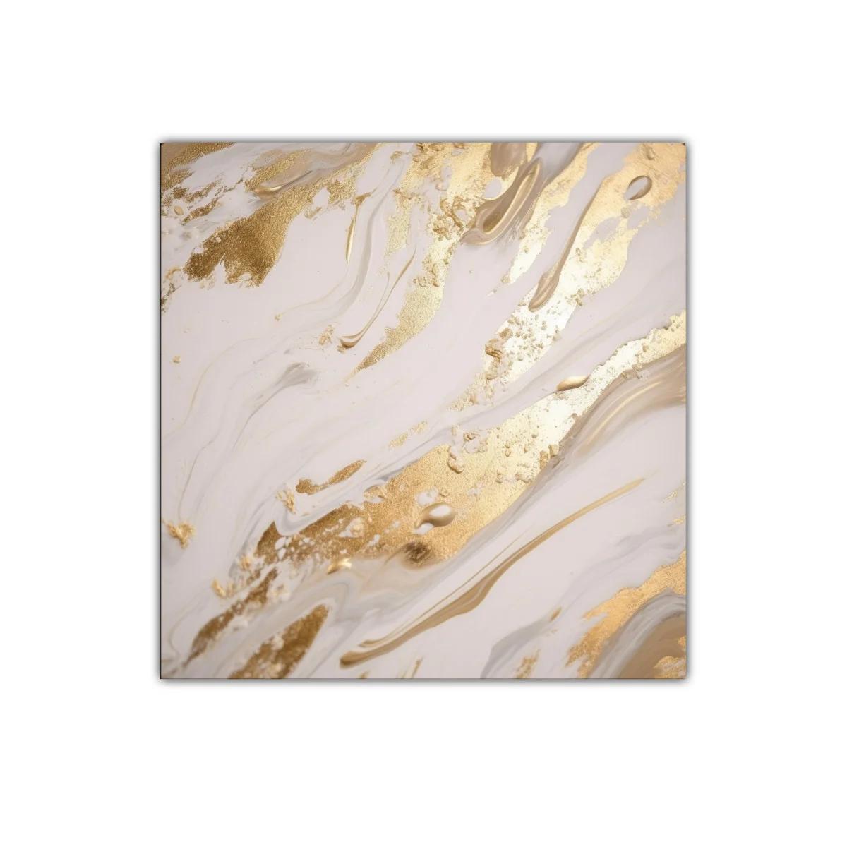 Elegancia líquida en tonos dorados y marfil para decoración — imagen principal