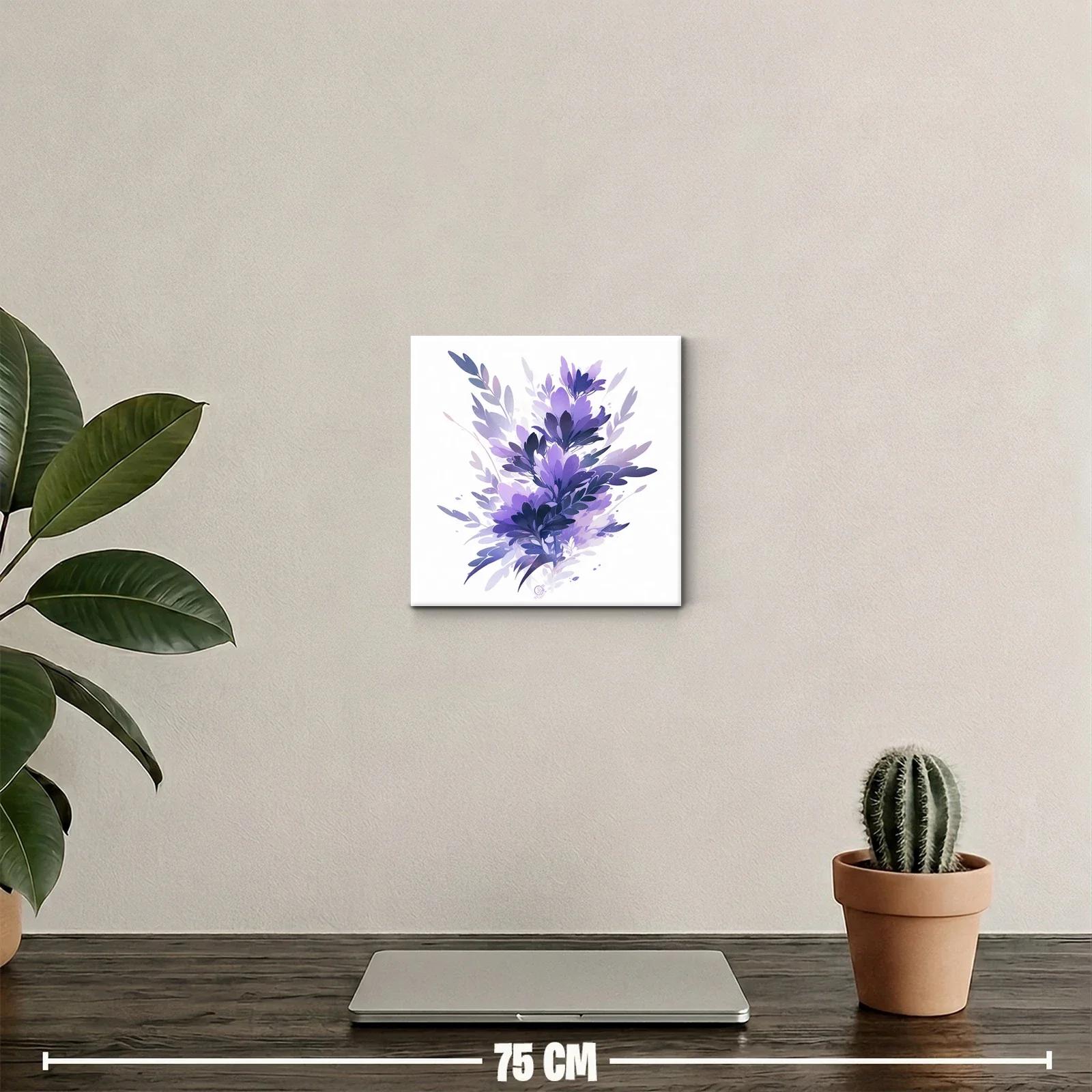 Composición floral en tonos morados y lilas para decorar — miniatura 2